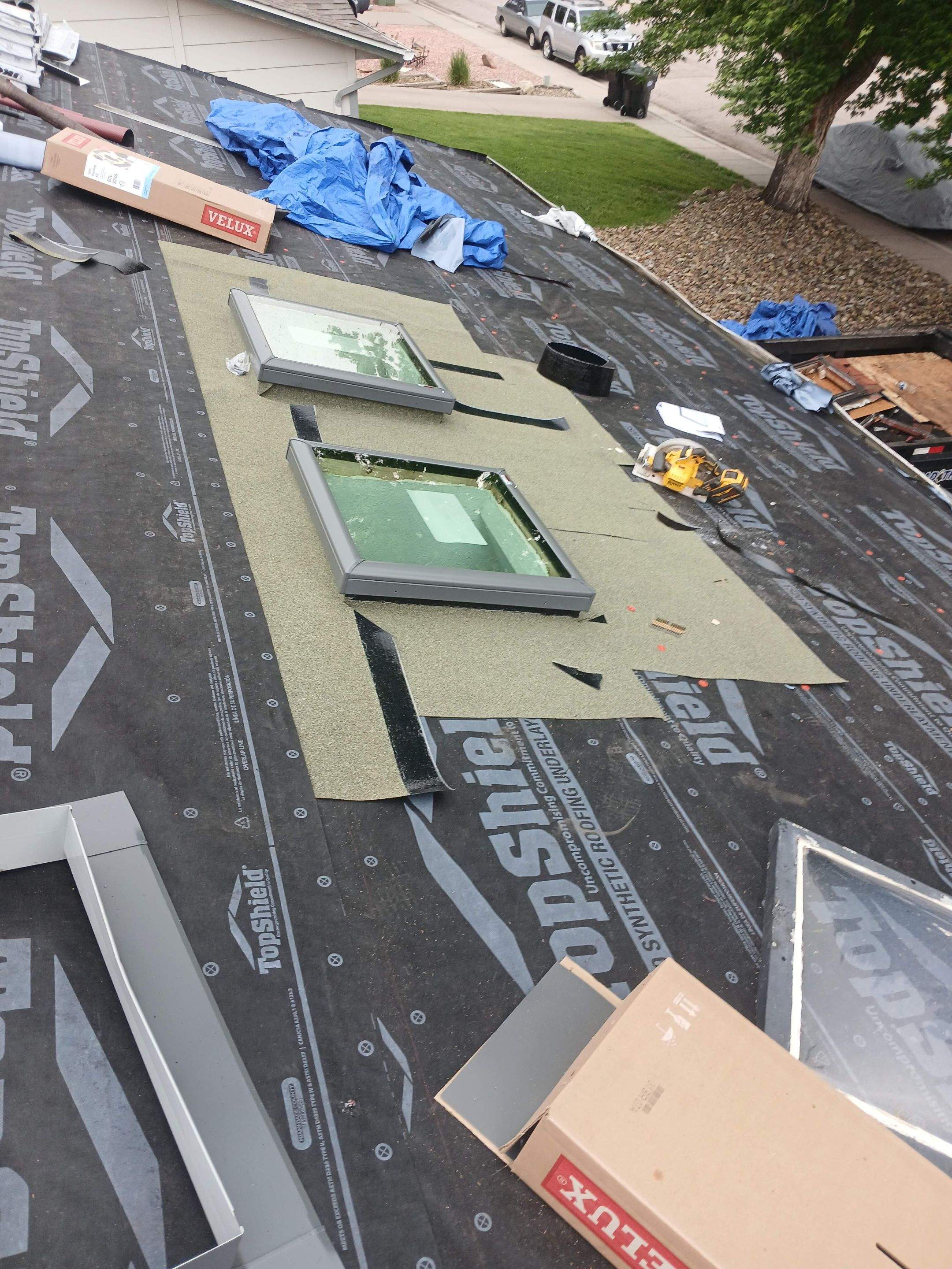 Project in Colorado Springs by Raptor Roofing 