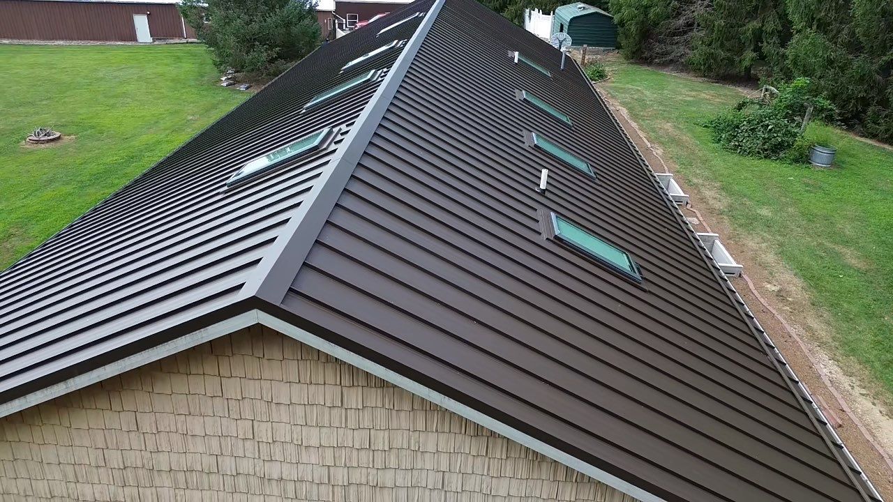 Standing Seam Project in Edgerton, OH by 4Ever Metal Roofing