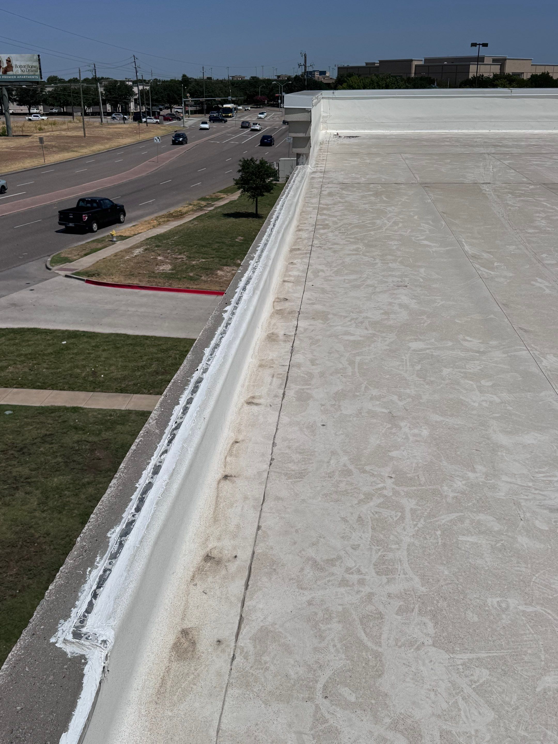Commercial Flat Roof Repair and Safety Guardrail Installation in Plano by Armor Roofing | Exteriors