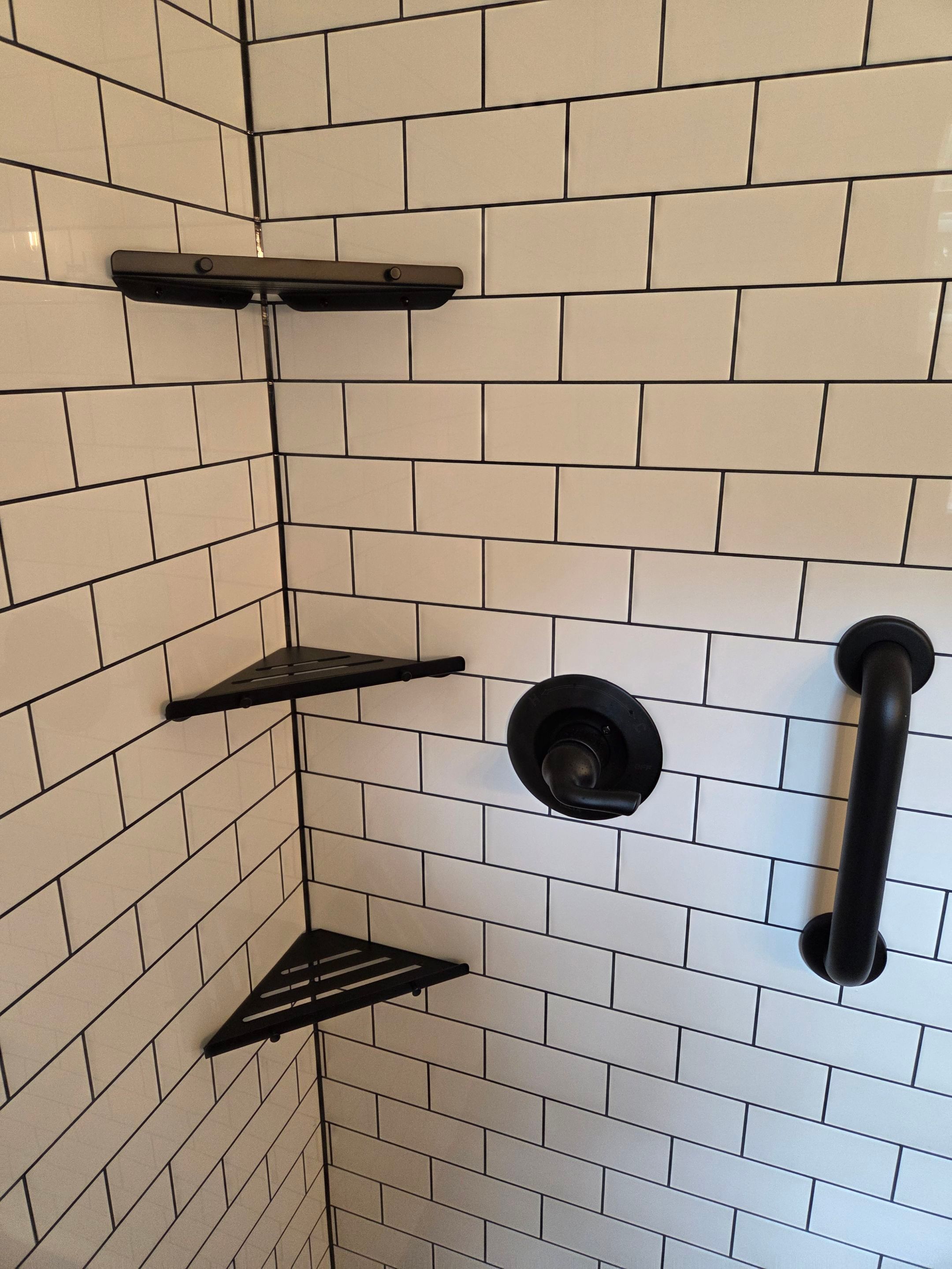 Fredericksburg Tub-to-Shower Conversion Designed for Aging in Place by Legacy Bath and Kitchen 