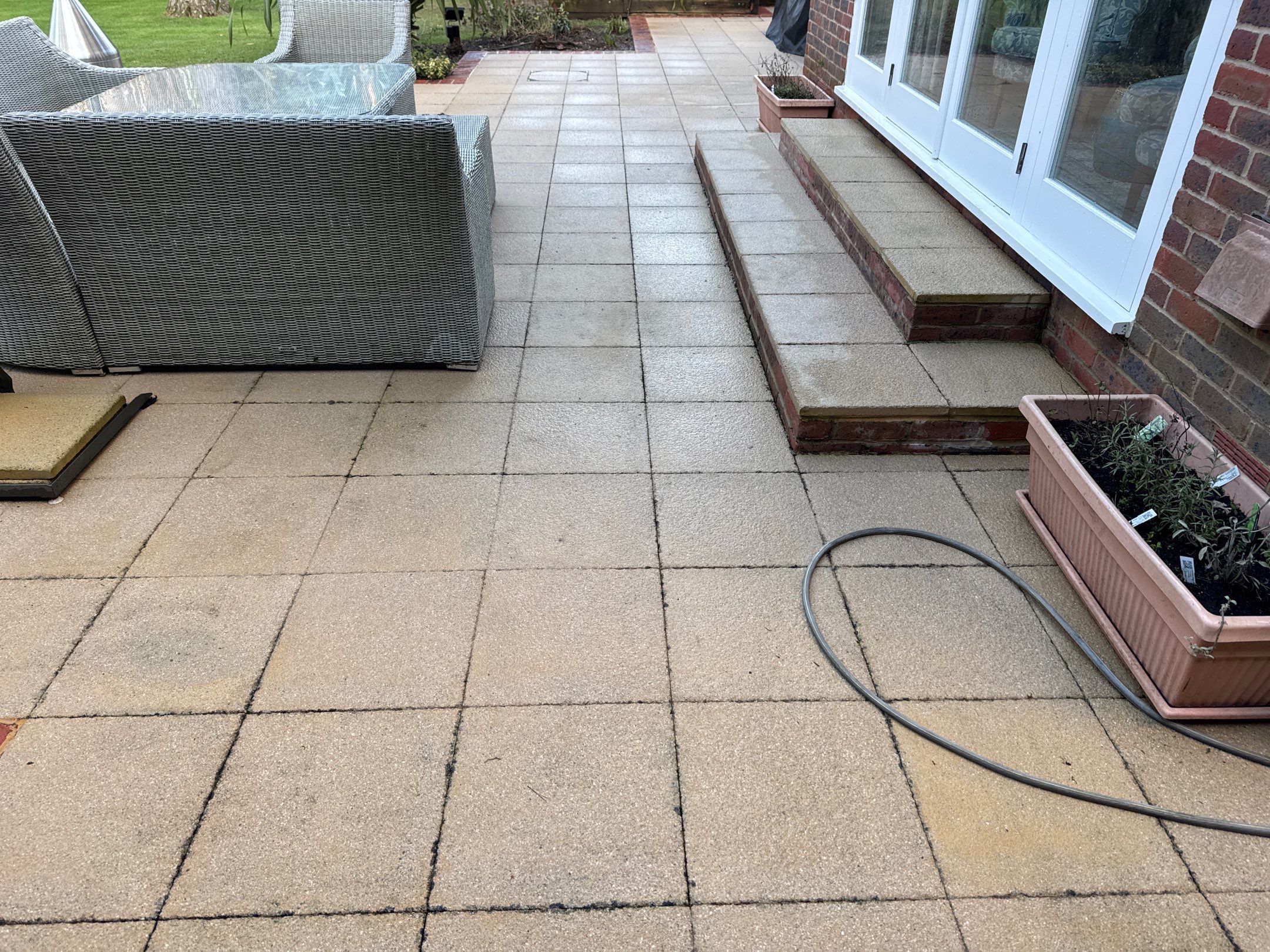 Roof - Driveway - Patio Clean using 18inch Whirlaway FSC by Ges Exterior Cleaning ltd