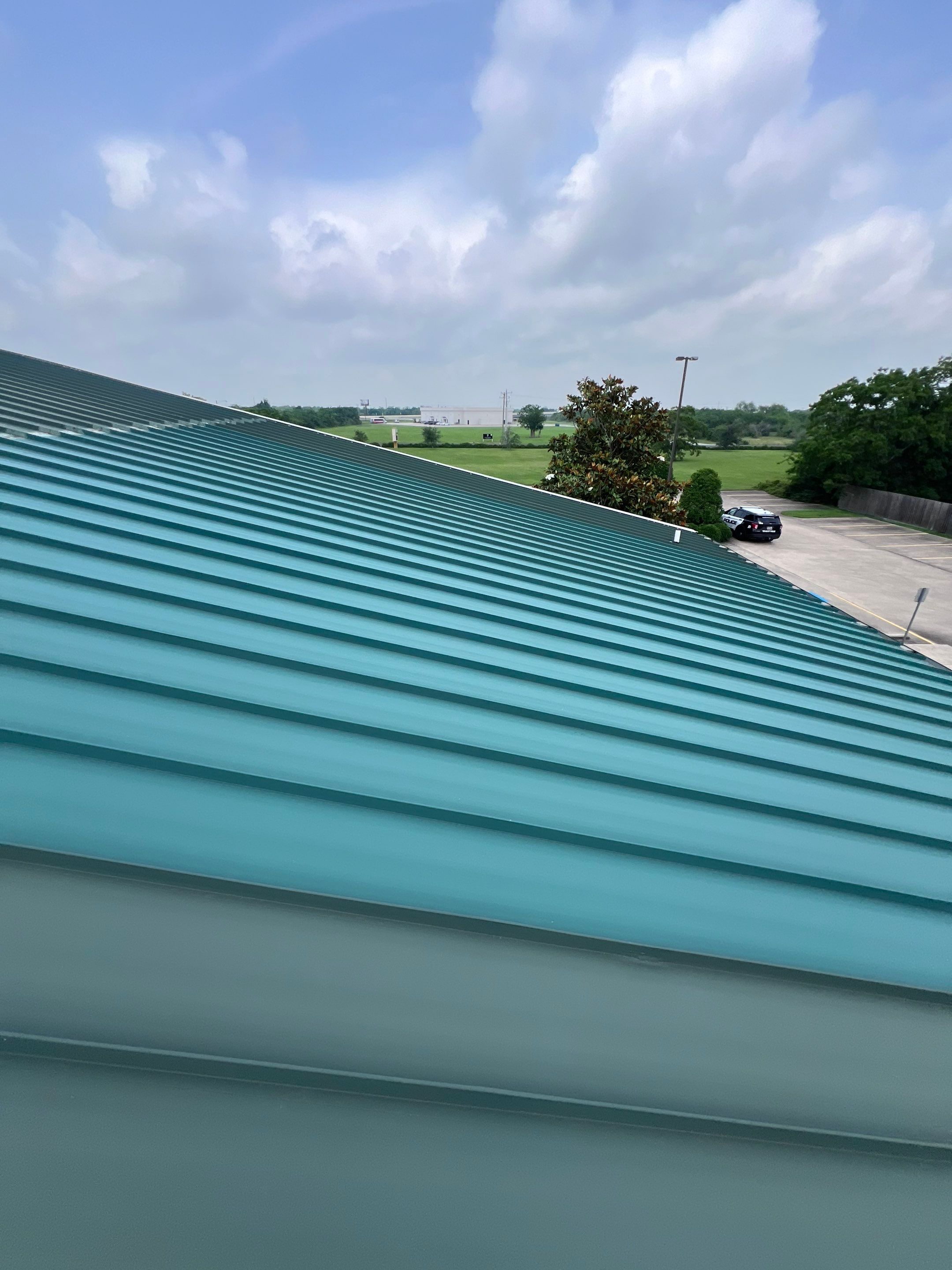 Hail Damage using Metal by Roof Repair Company