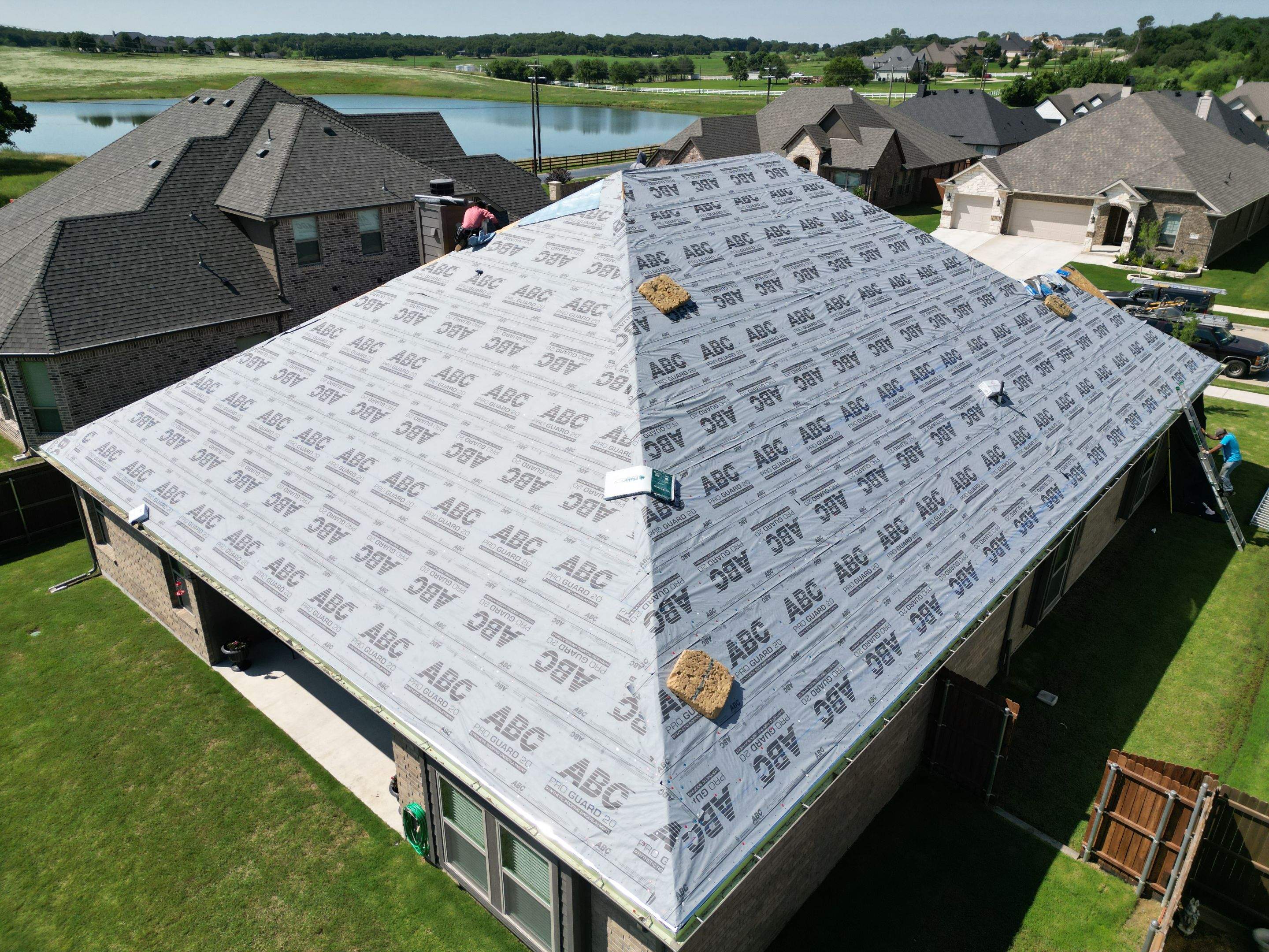Residential Roofing Installation using Malarkey Vista AR by Harvey Roofing & Construction