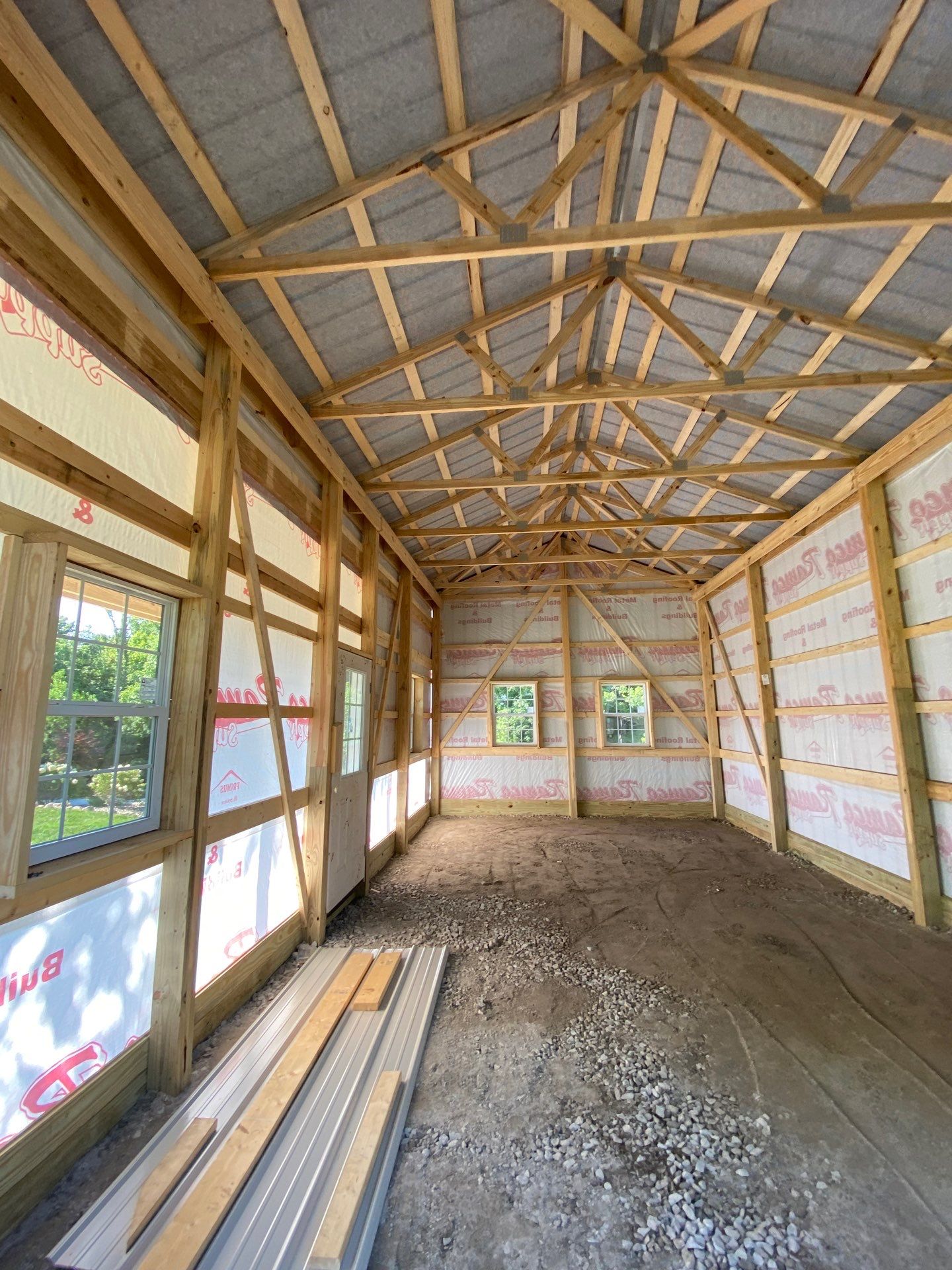 Project in Arlington, IN by The Barn Builders 