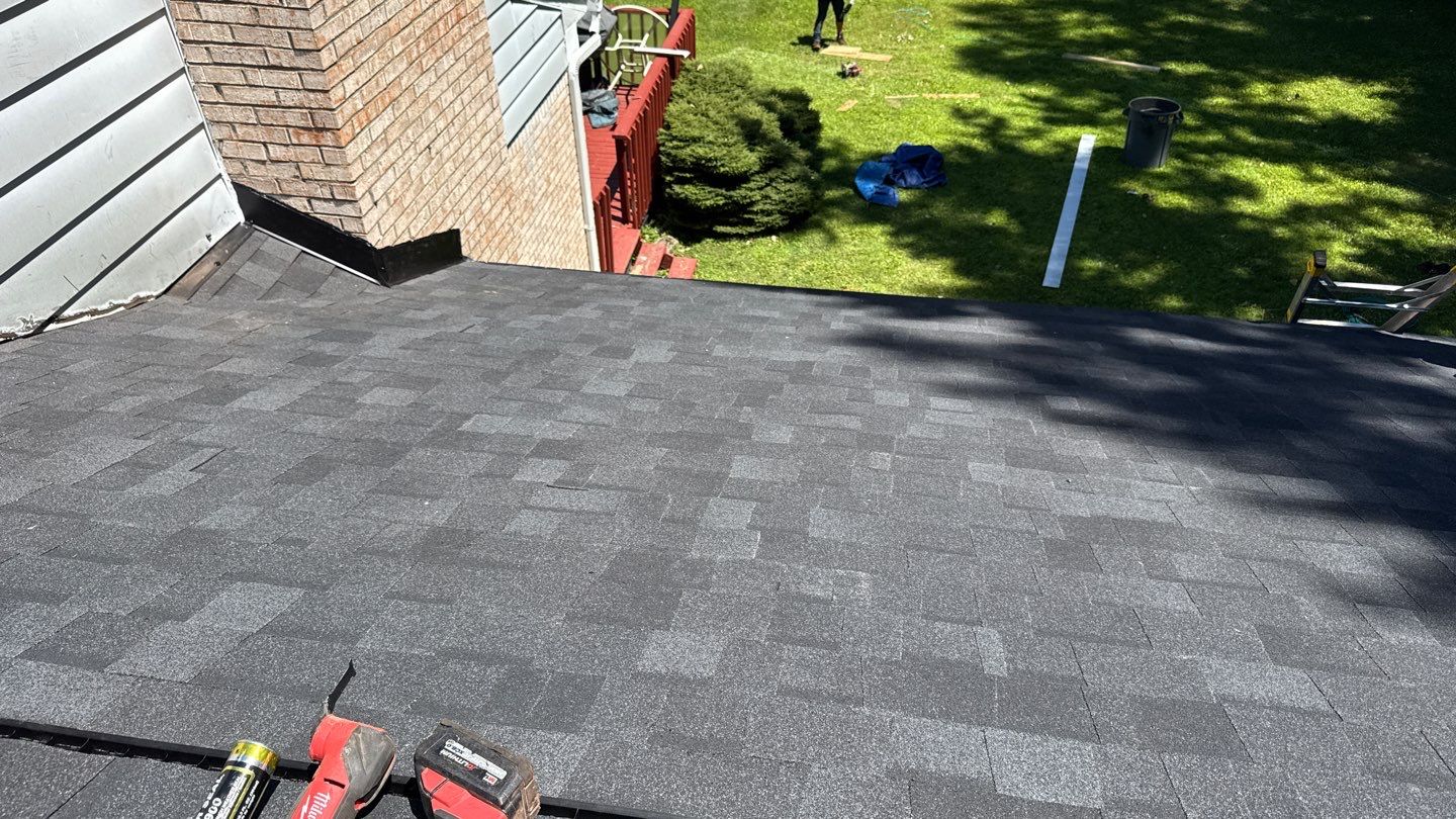 Roof Replacement using Owens Corning Onyx Black by 180 Contractors