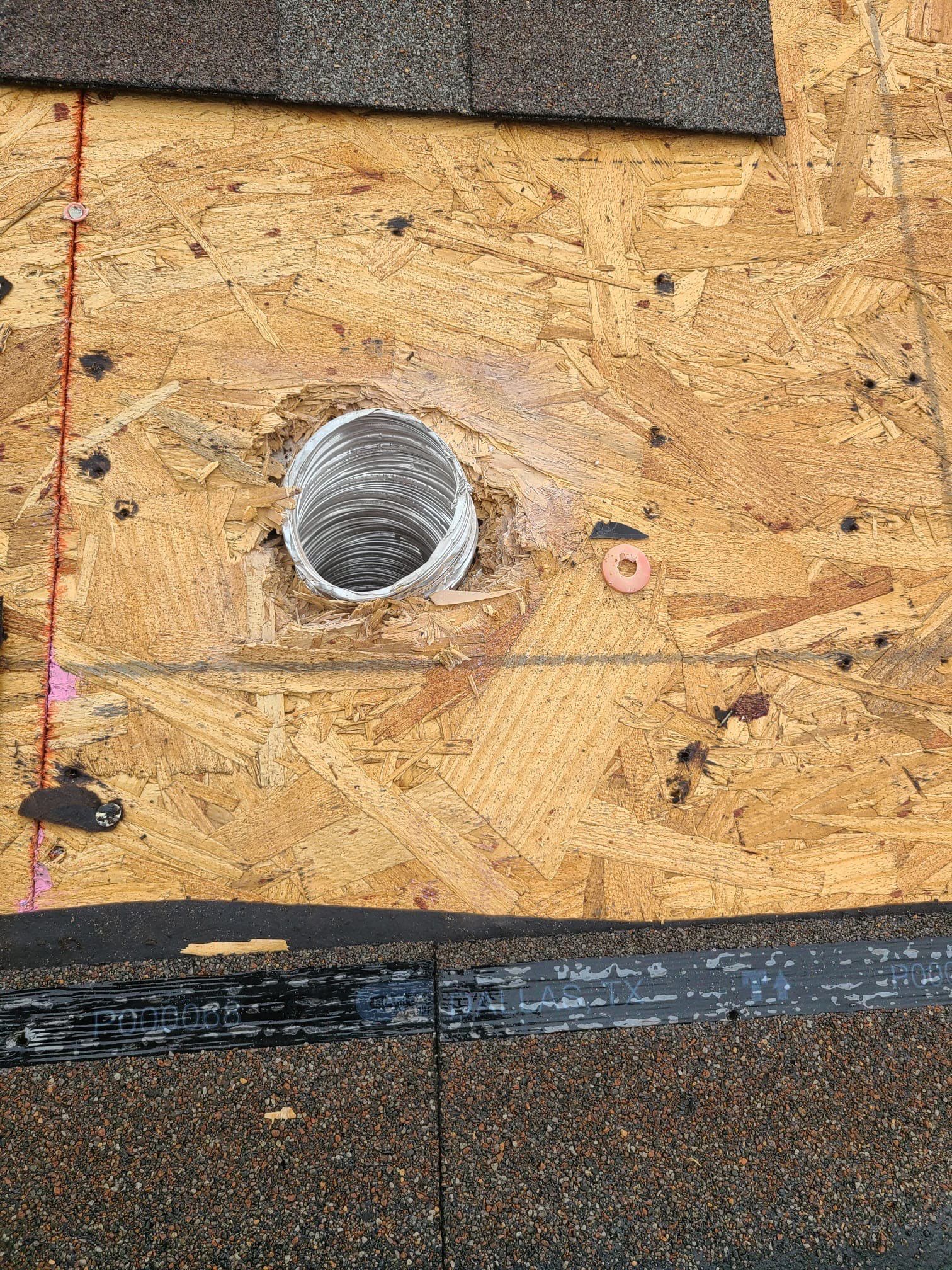 Hail Damage using Owen's Corning Duration (Lifetime) Shingles by Roof Repair Services LLC