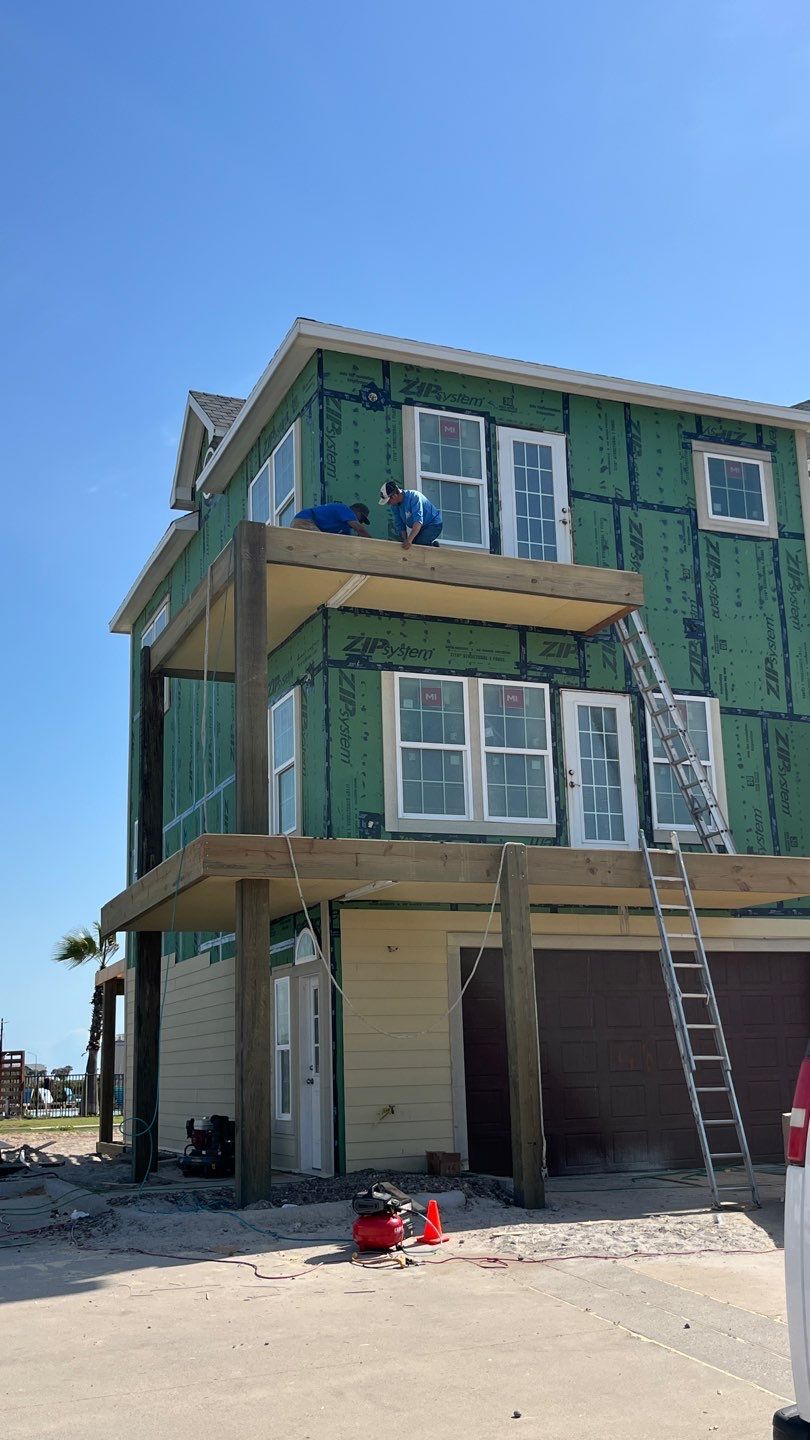 Walk Out Patio Cover by Bayfront Roofing and Construction