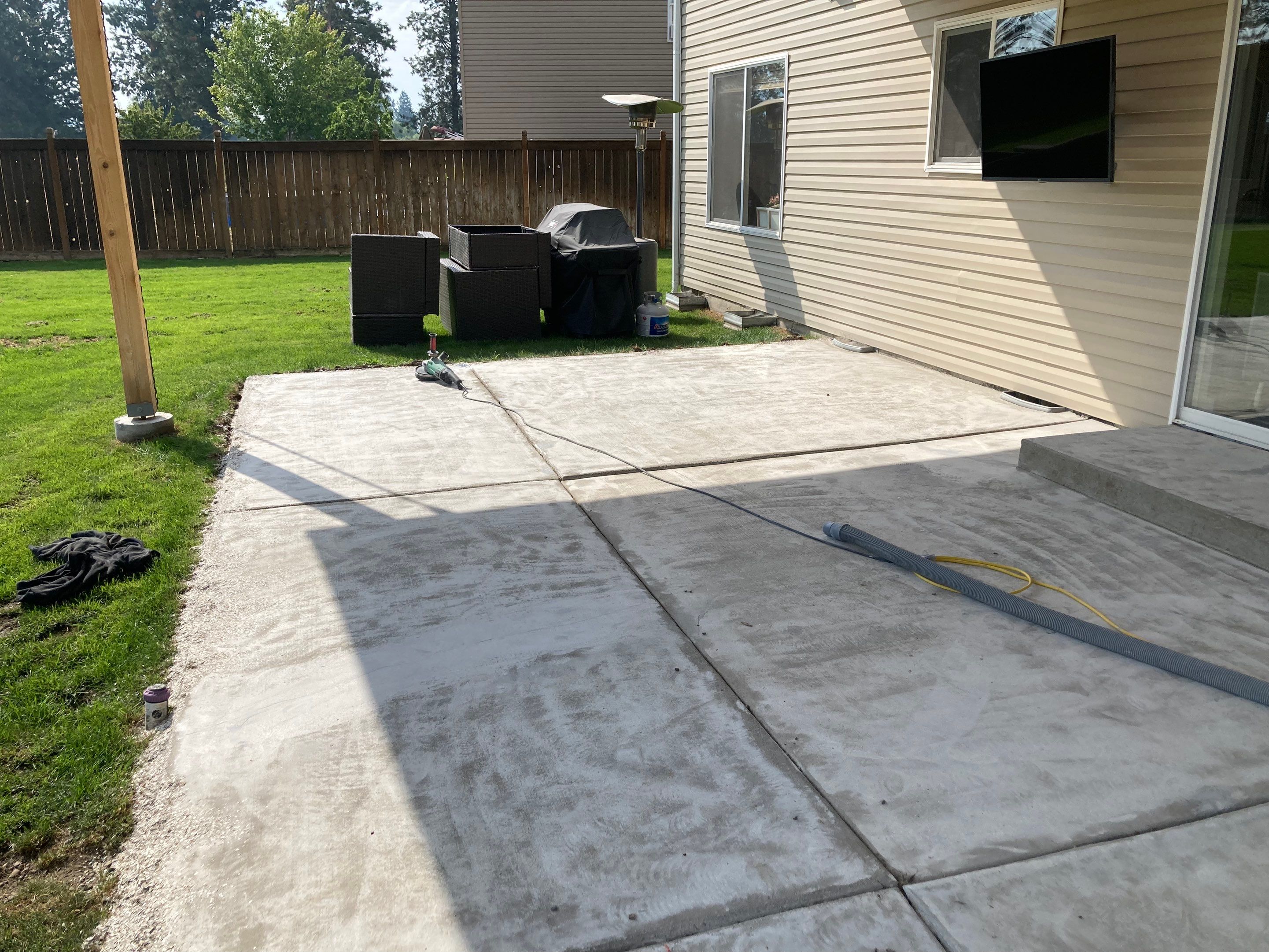 Patio and Walkway using Pebble Beach by Croc Coatings, LLC