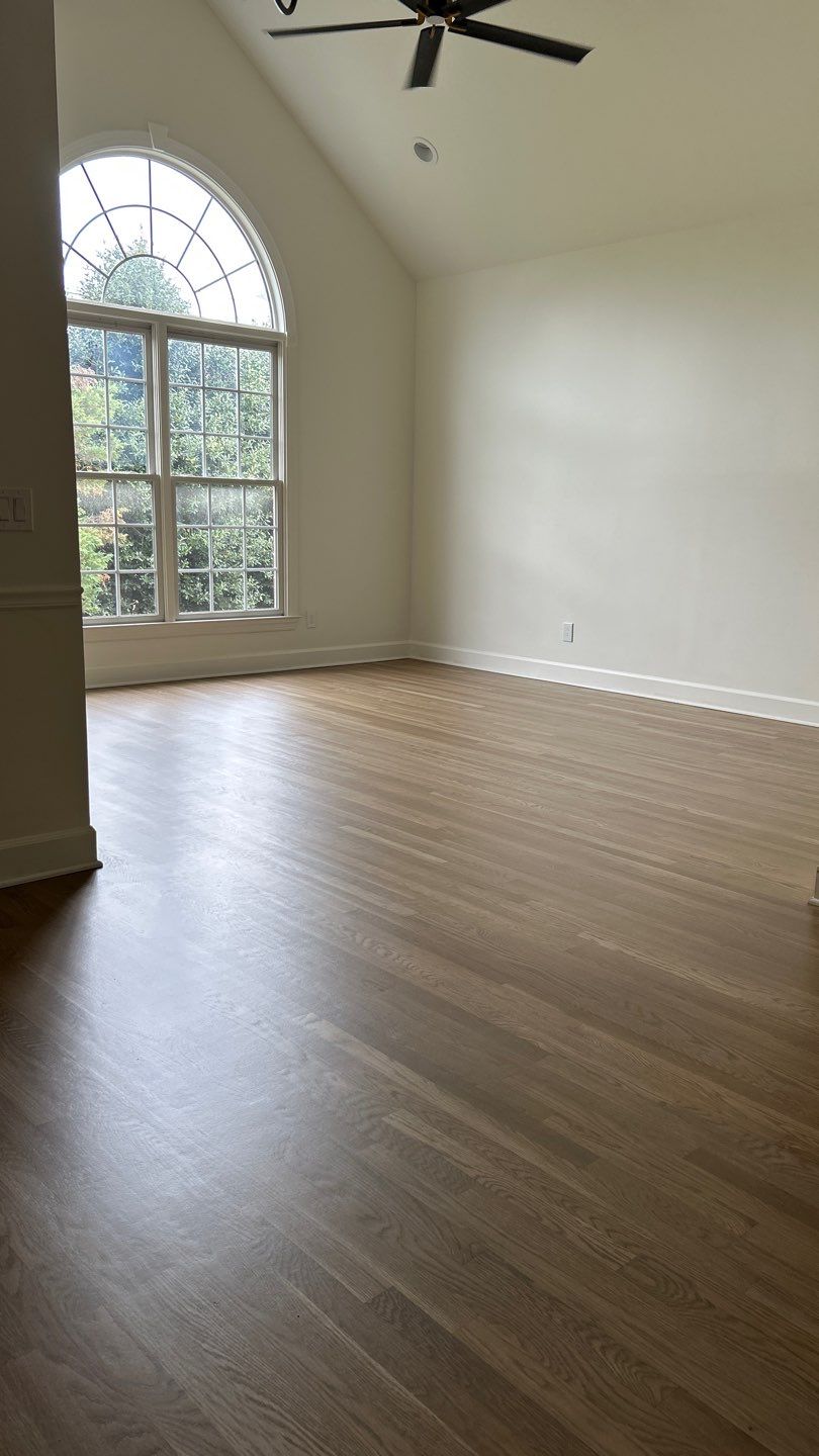 Harwood installation and refinish throughout by Footprints Floors of Nashville