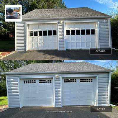 Designer Choice Garage Door installation