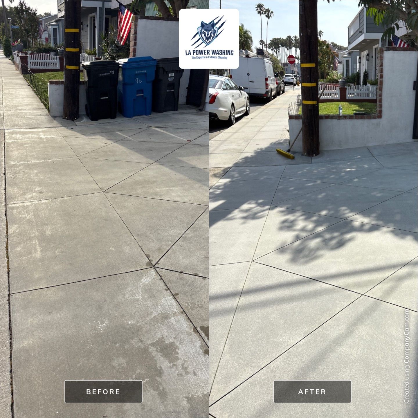 Sandblasting & Sealing Concrete Driveway In Long Beach, CA by La Power Washing Inc
