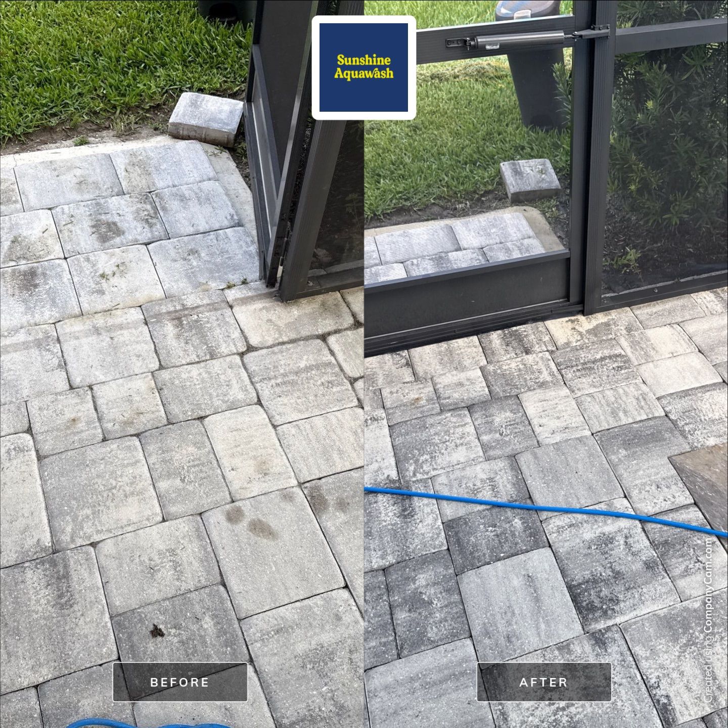 Paver Pool Deck & Screen Enclosure Cleaning – North River Ranch, Parrish, FL by Sunshine AquaWash