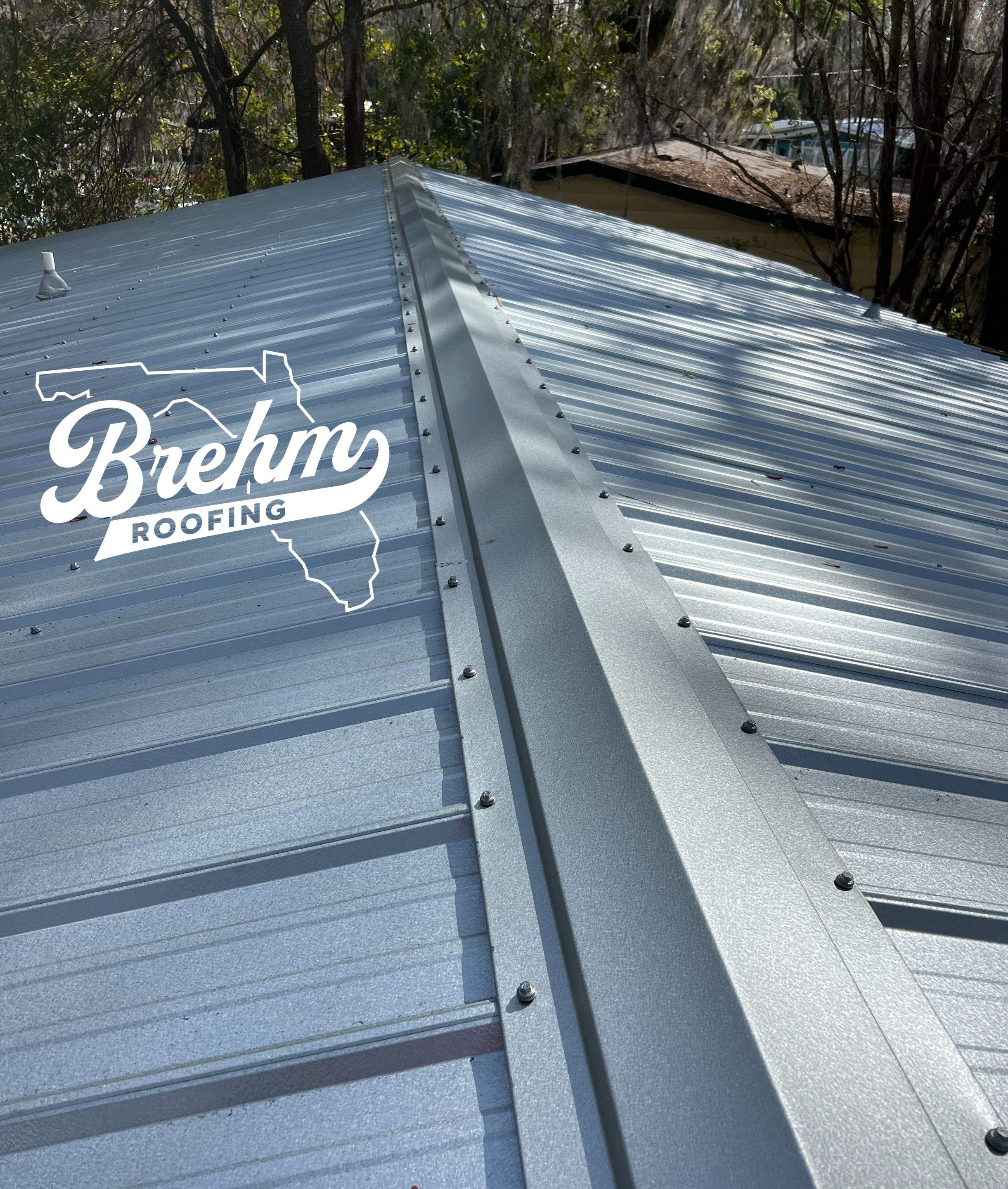 Metal Reroof in Gainesville, Florida by Brehm Roofing