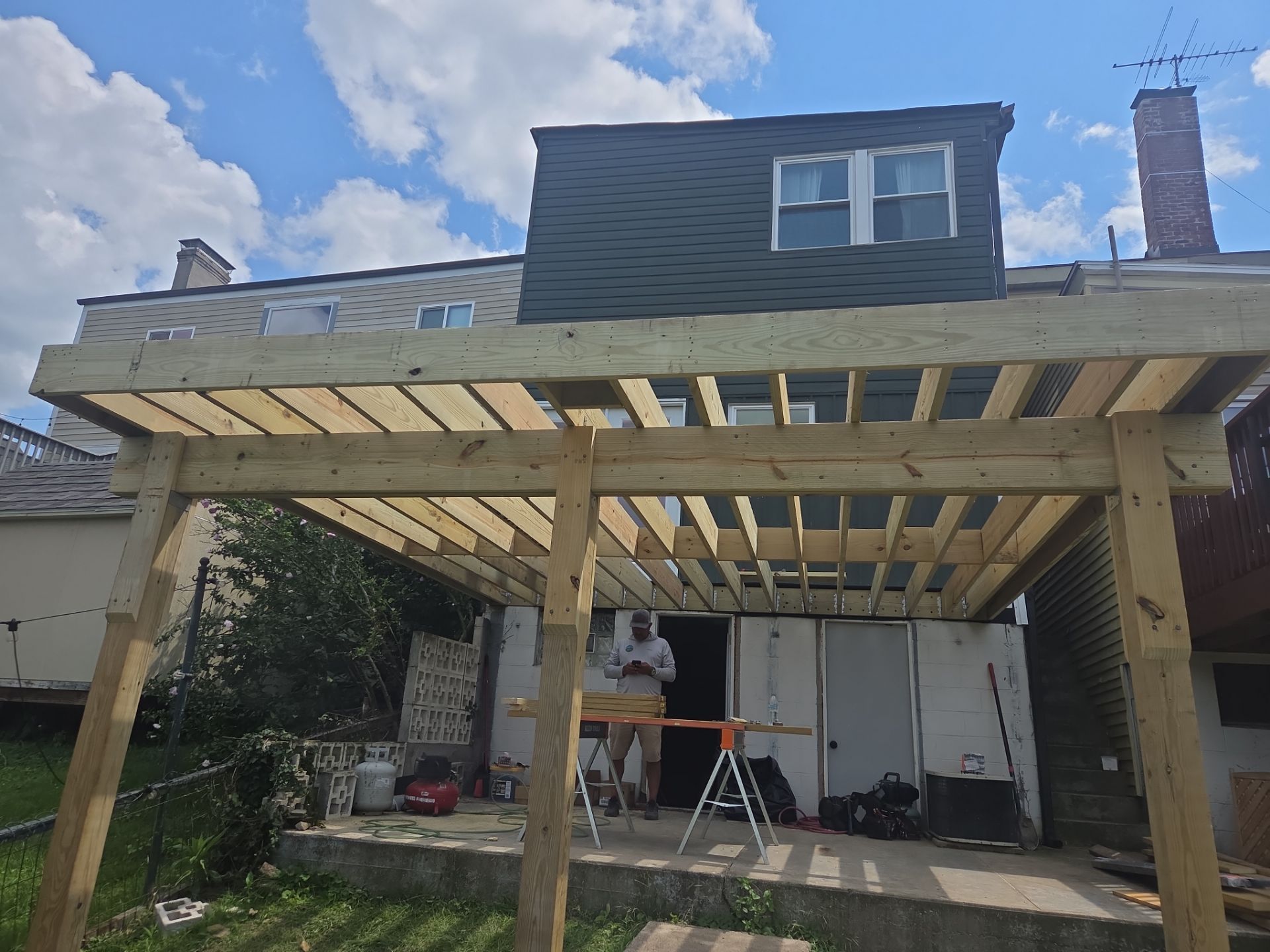 Deck Project in Southside Slopes by Cousins Roofing Siding & Decks