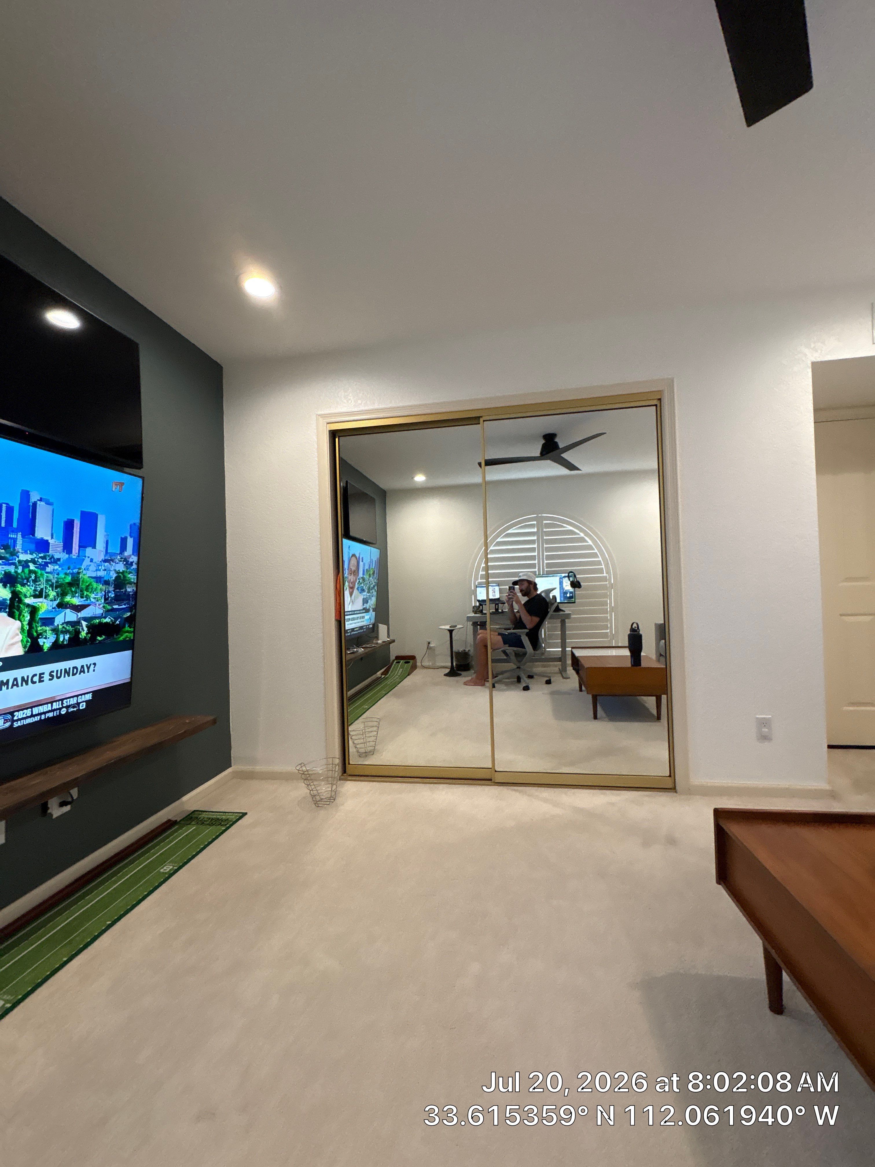 Phoenix Residential Electrical and Home Office AV Installation by CompanyCam Sales Demo