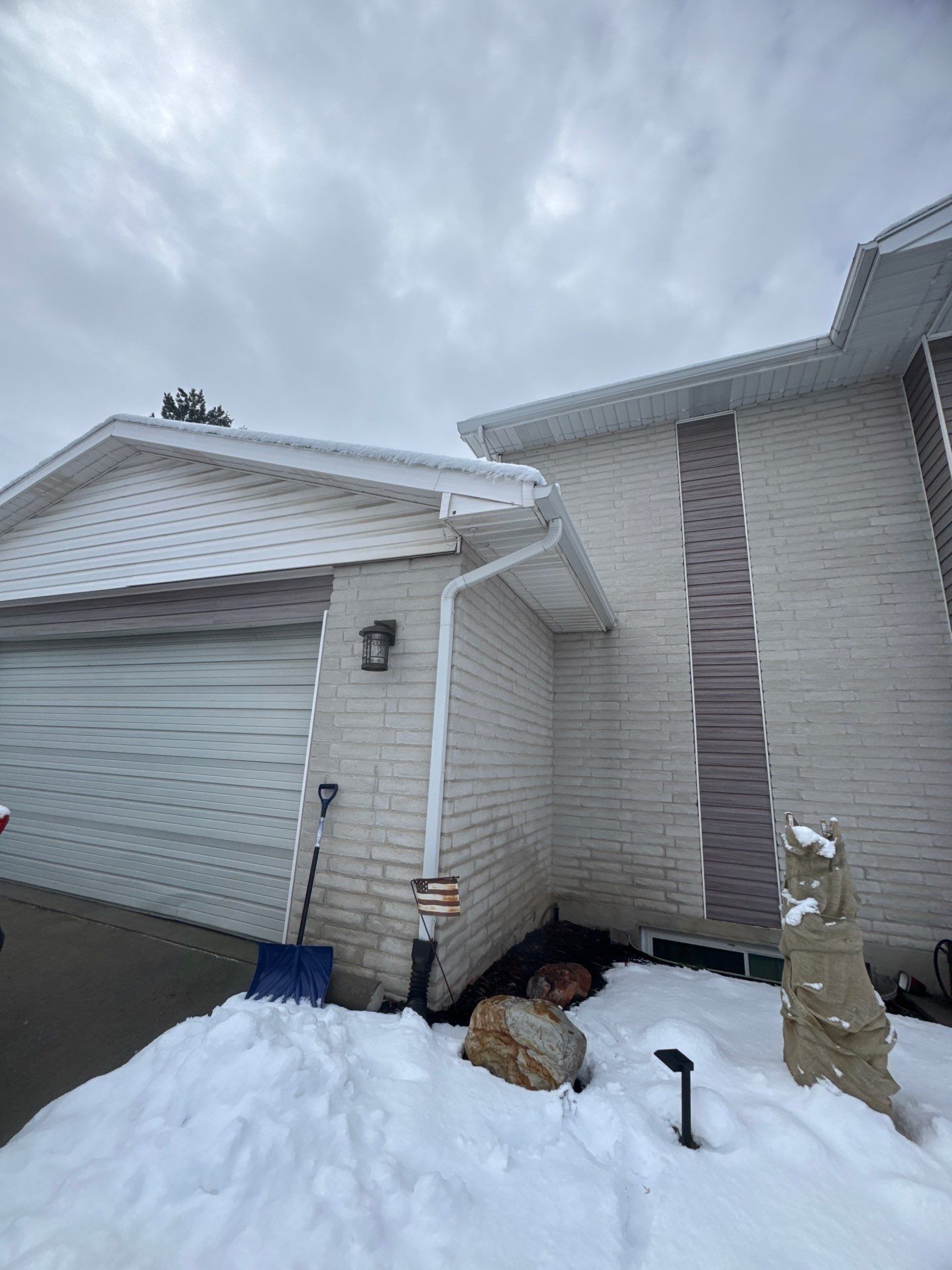 Project in Cottonwood Heights by Master Rain Gutters.