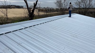 Residential Roofing Installation using PBR Metal Roof