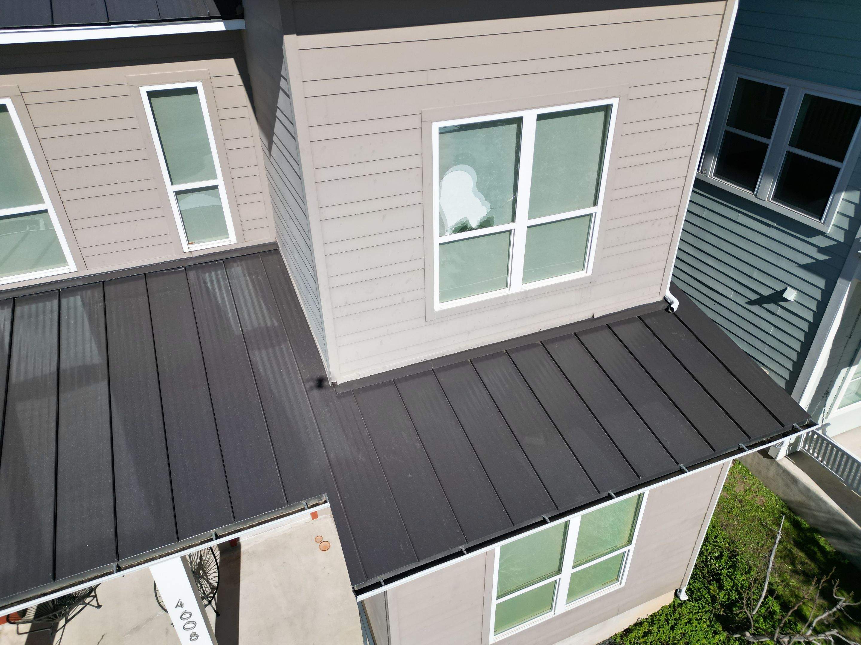 Dark Bronze Standing Seam Metal Roof by RoofsOnly.com