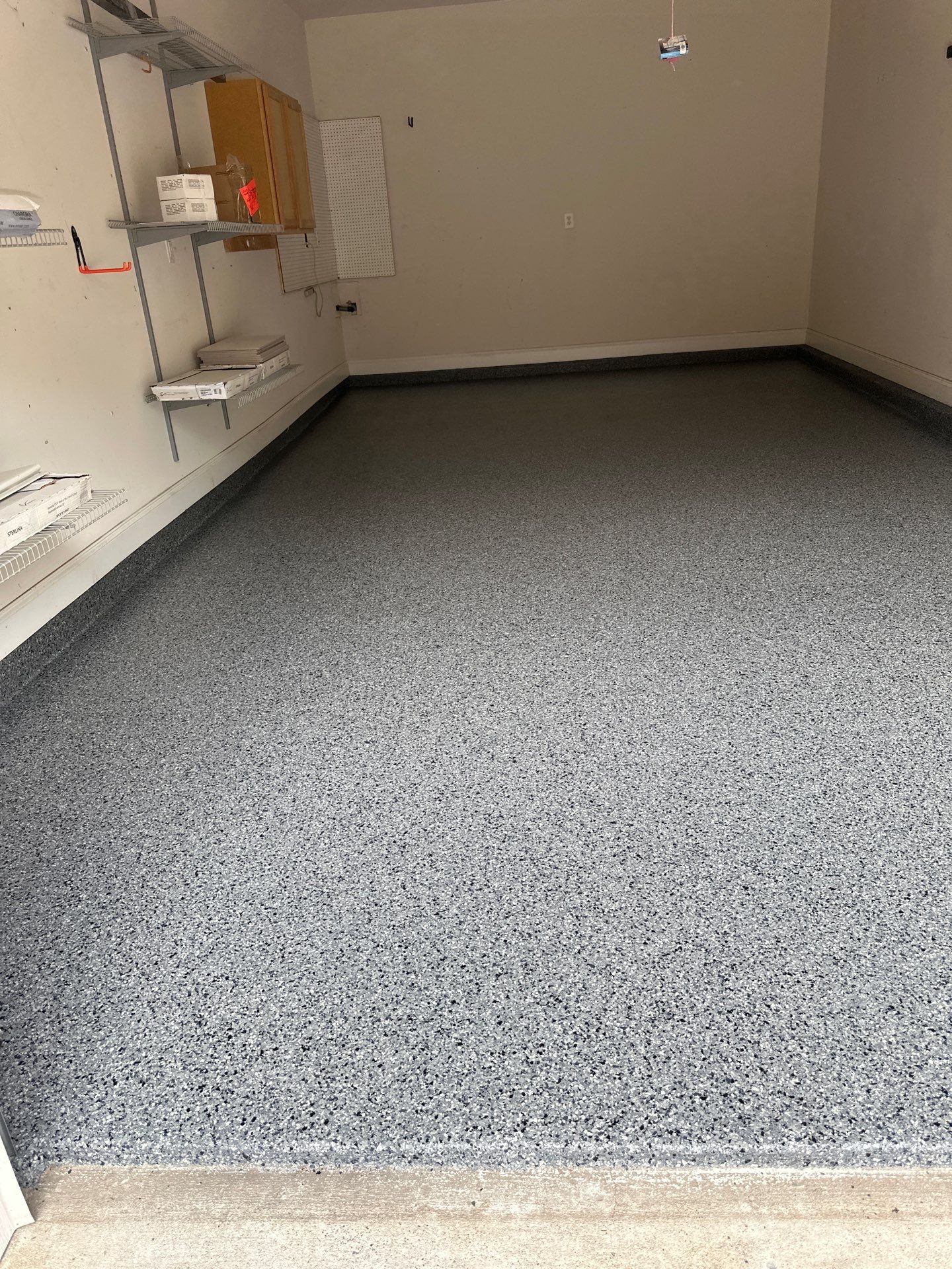 Garage Floor Coating using Nightfall by My Garage Floor Guys