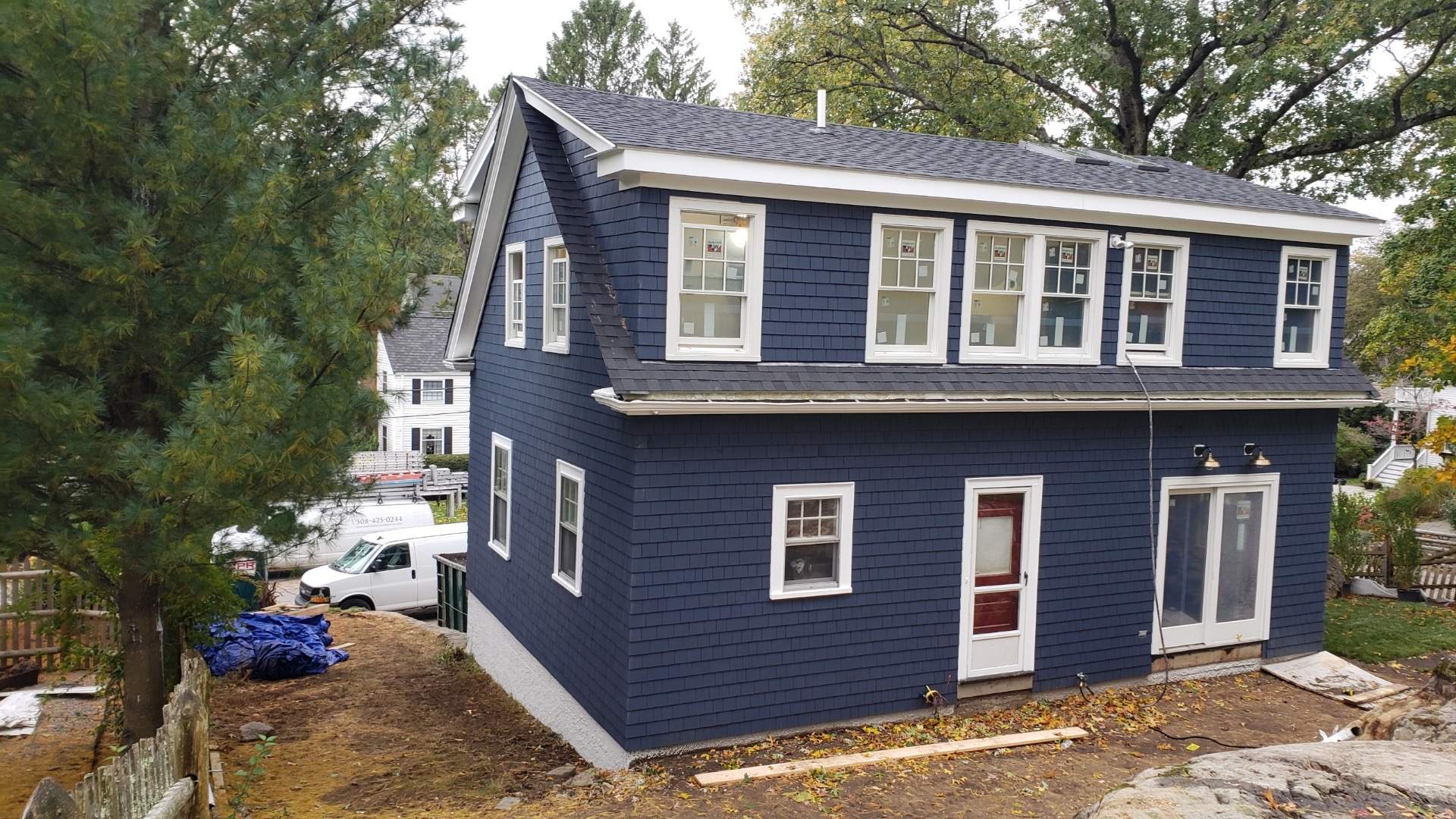 Siding Installation using Red Cedar by UBrothers Construction
