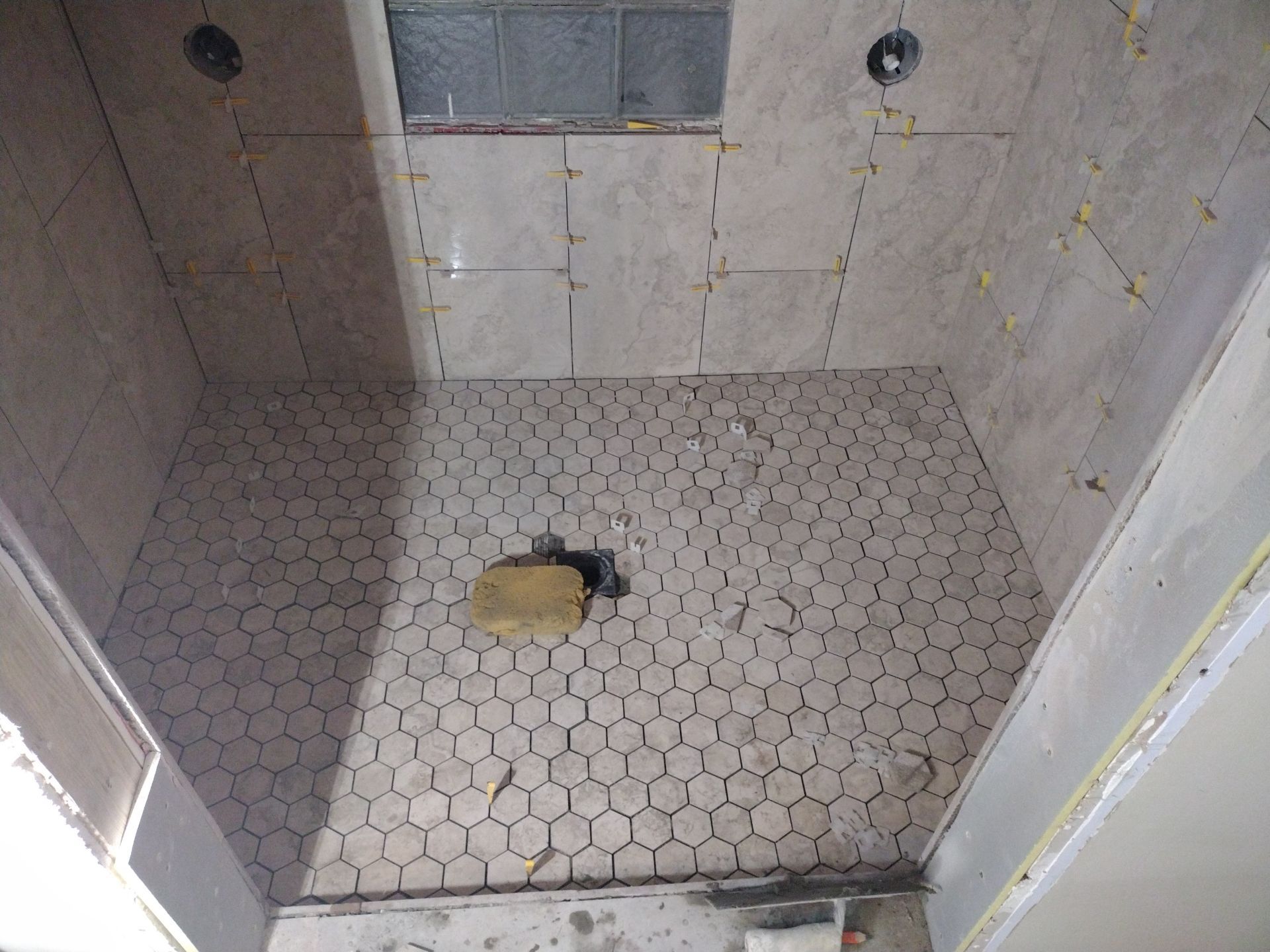 Shower Remodel & Ceiling Restoration – Correcting Water Damage and Rebuilding Right by Johnny Five Construction 