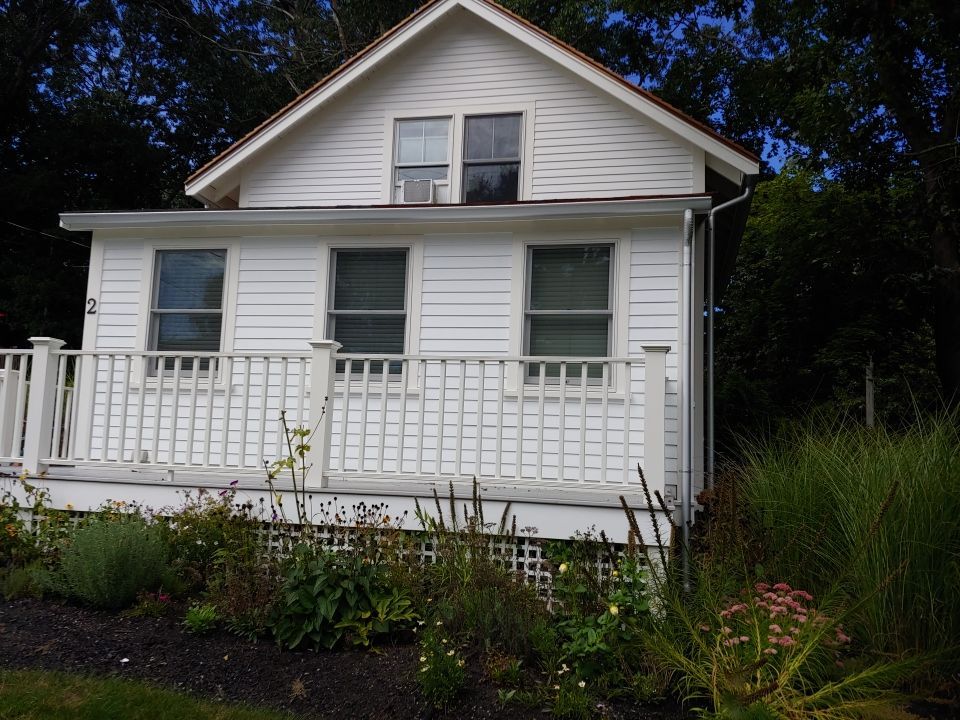 Gutter Installation using 6" Half Round Galvalume Gutter in Duxbury, MA by Gutter Pro Enterprises