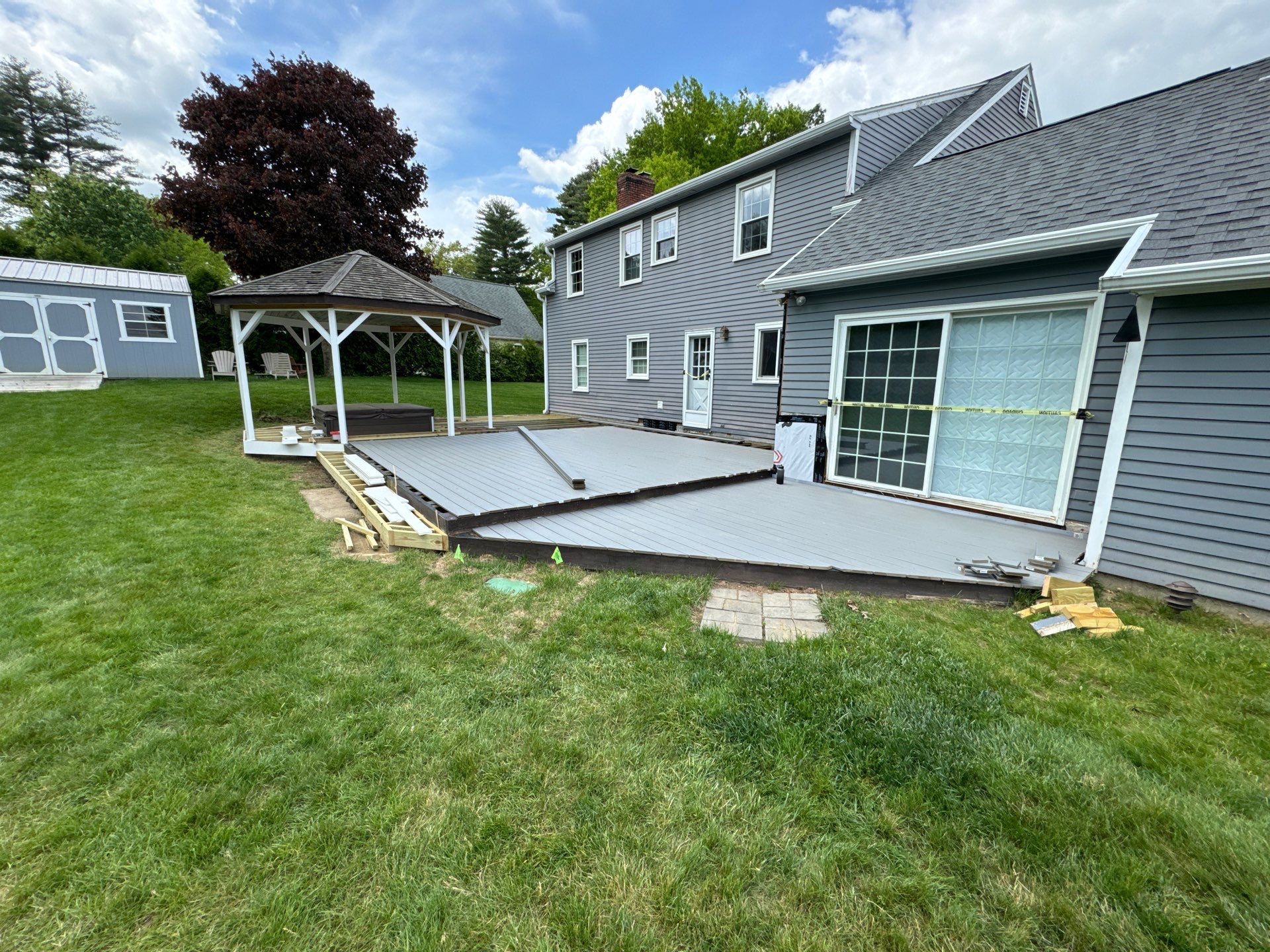 Deck Repair using Trex Select Decking by Chagnon Building & Remodeling LLC