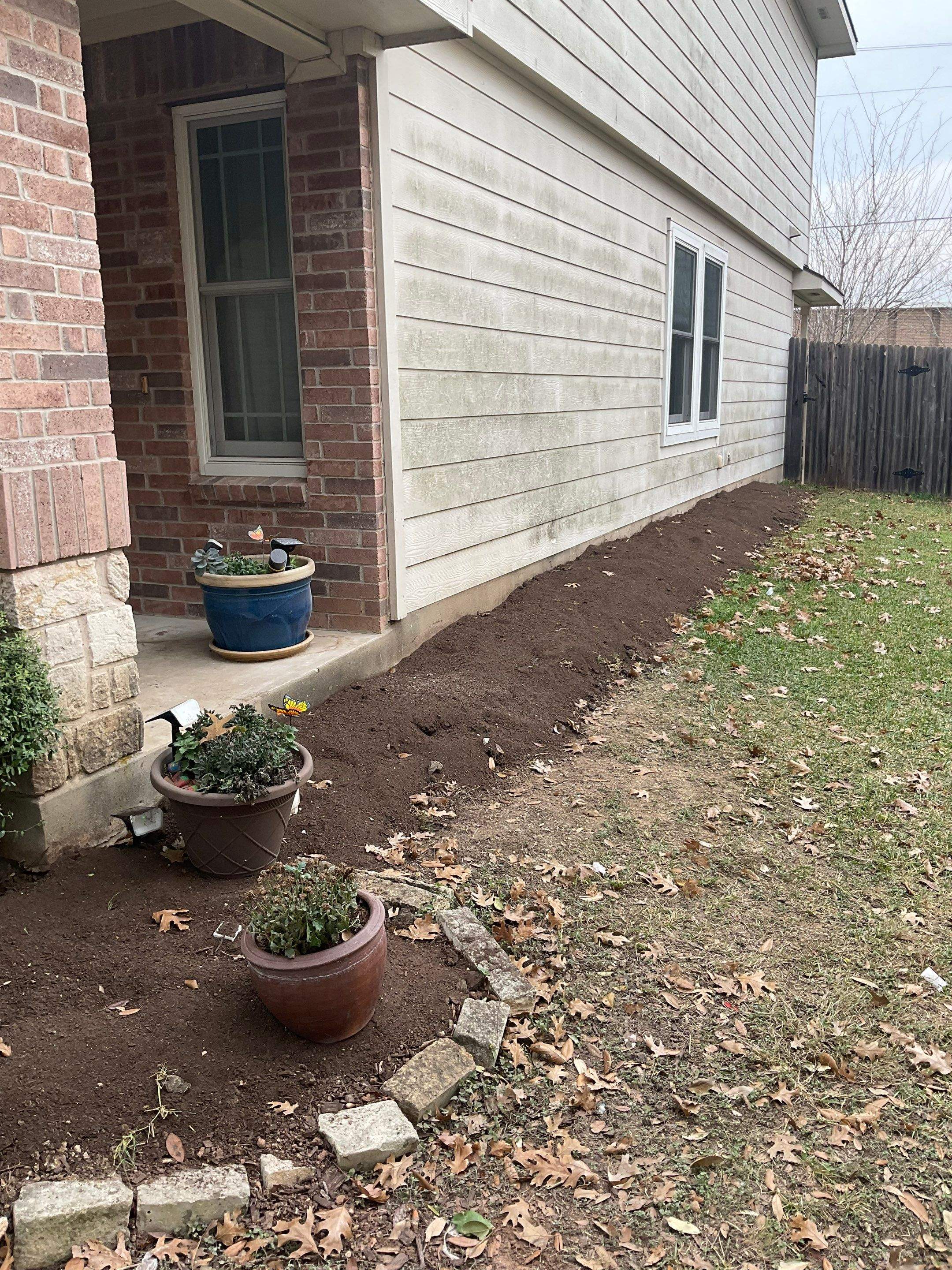 Horizontal Siding Replacement and Concrete Patio Installation in Lincoln by CompanyCam