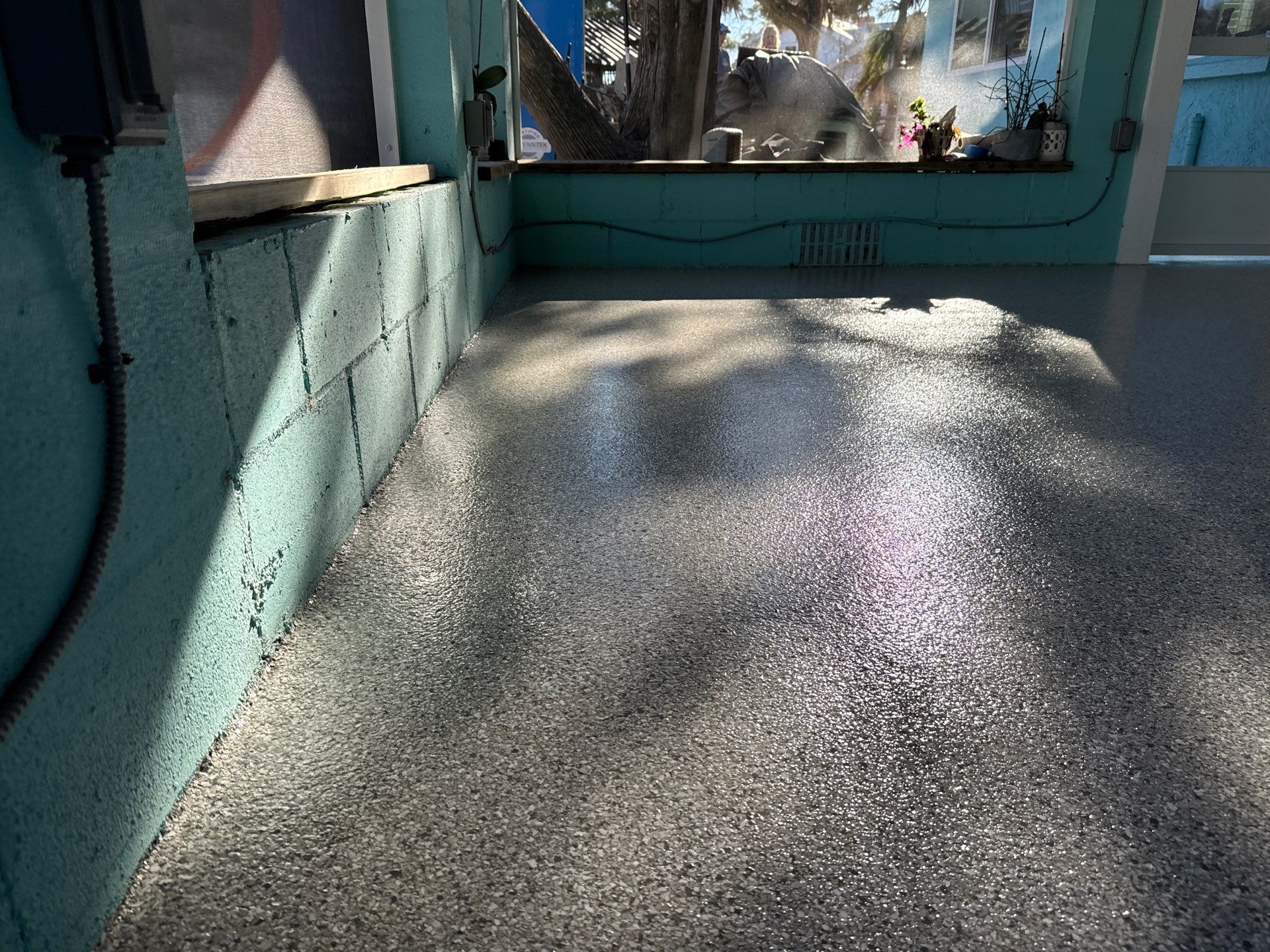 Interior  in Cedar Key, FL in Mount Everest by Cross Creek Concrete Coatings