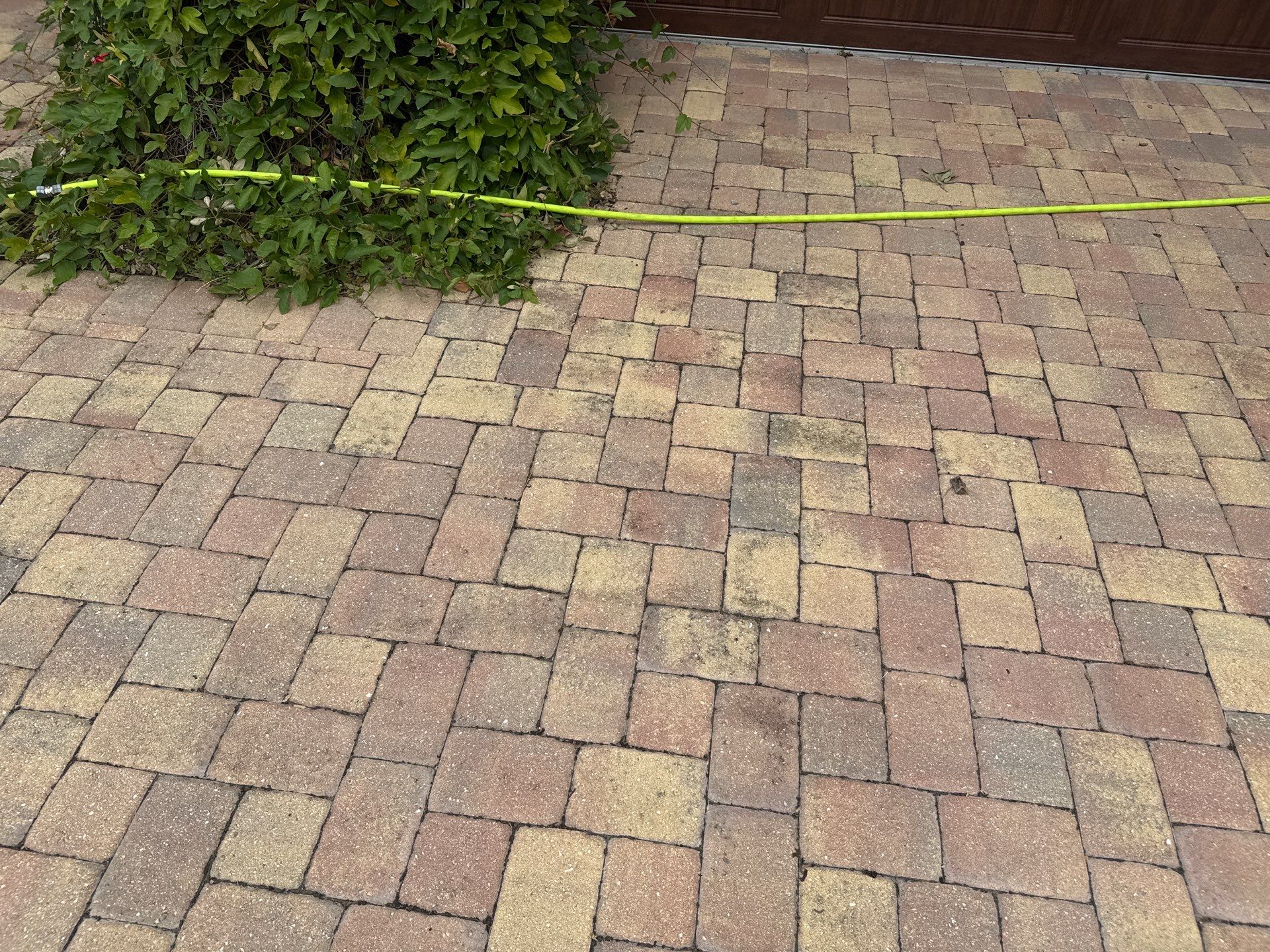 Paver Driveway Cleaning in Winding River Community, Bradenton, FL by Sunshine AquaWash