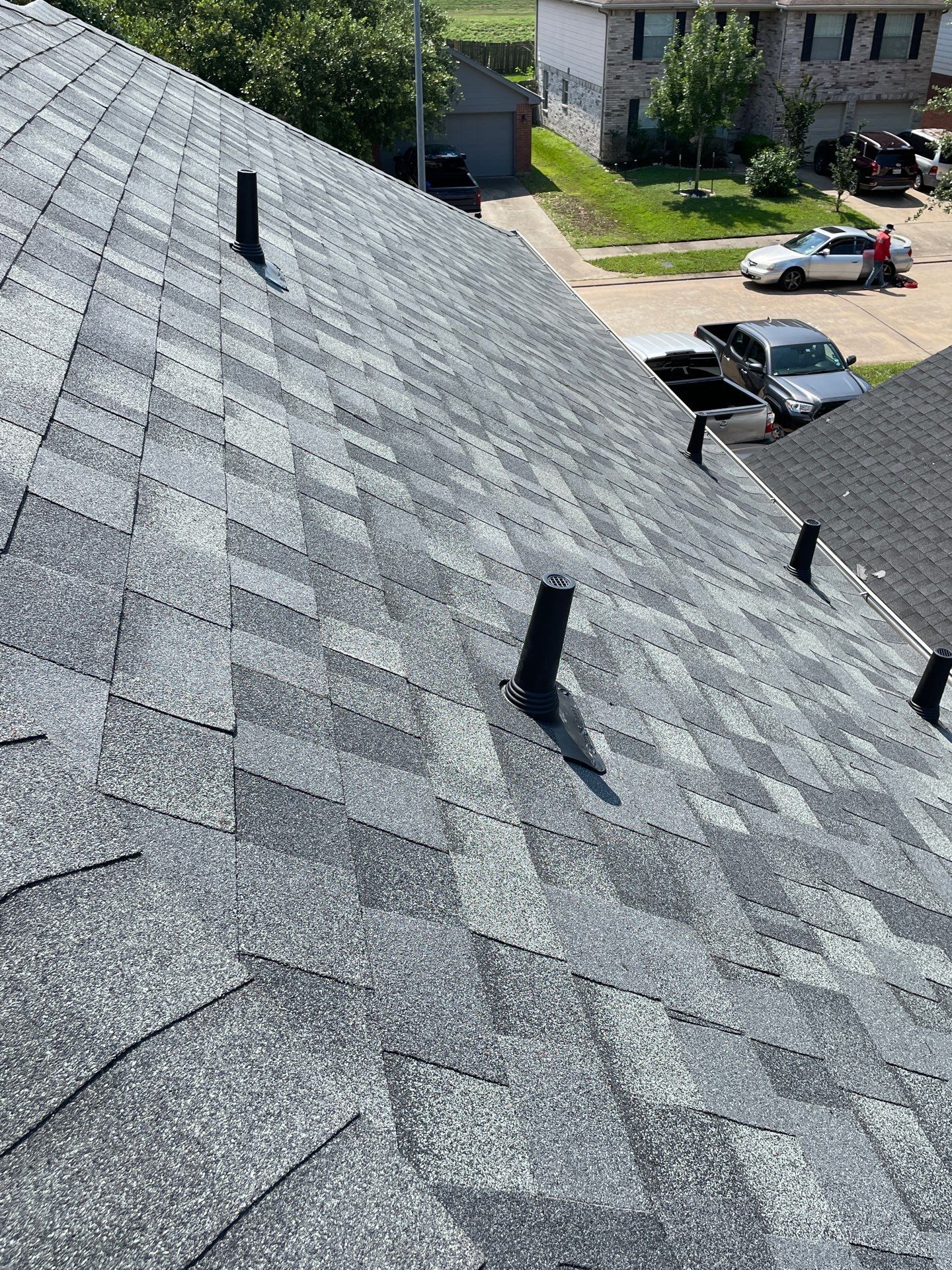 Residential Roofing Installation using Owen's Corning Duration (Lifetime) Shingles by Roof Repair Company