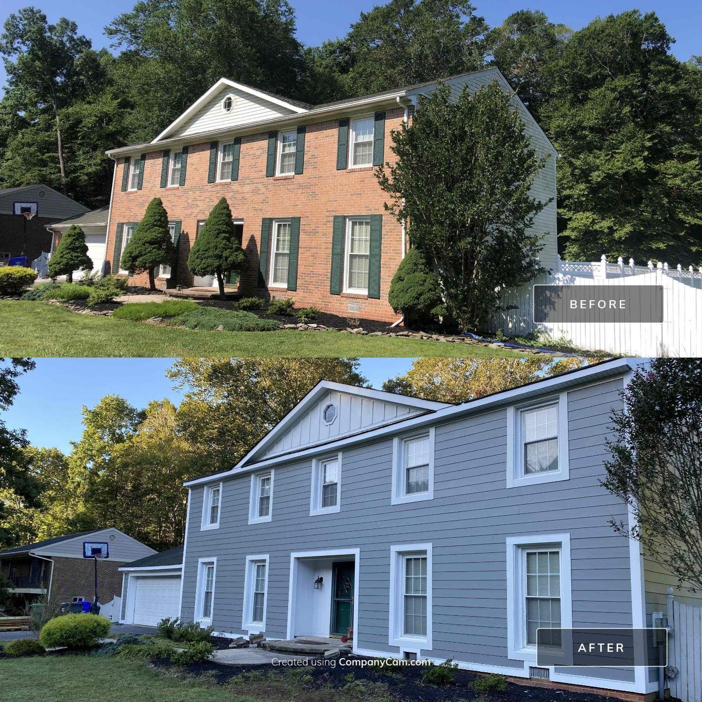 Siding Installation using JH Batten Smooth by ExteriorPros