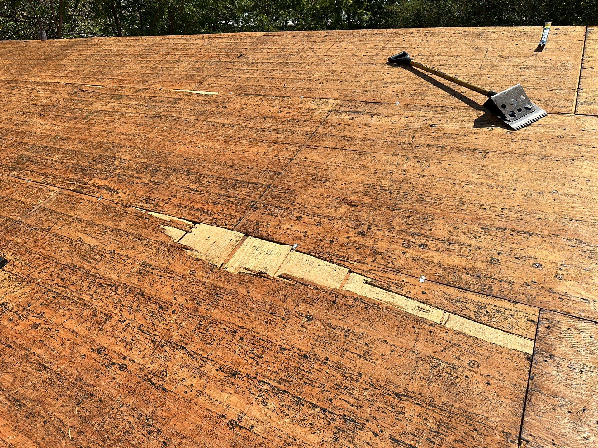 Residential reroof redeck using Certainteed landmark burnt Siena by Becker Roofing and Exteriors