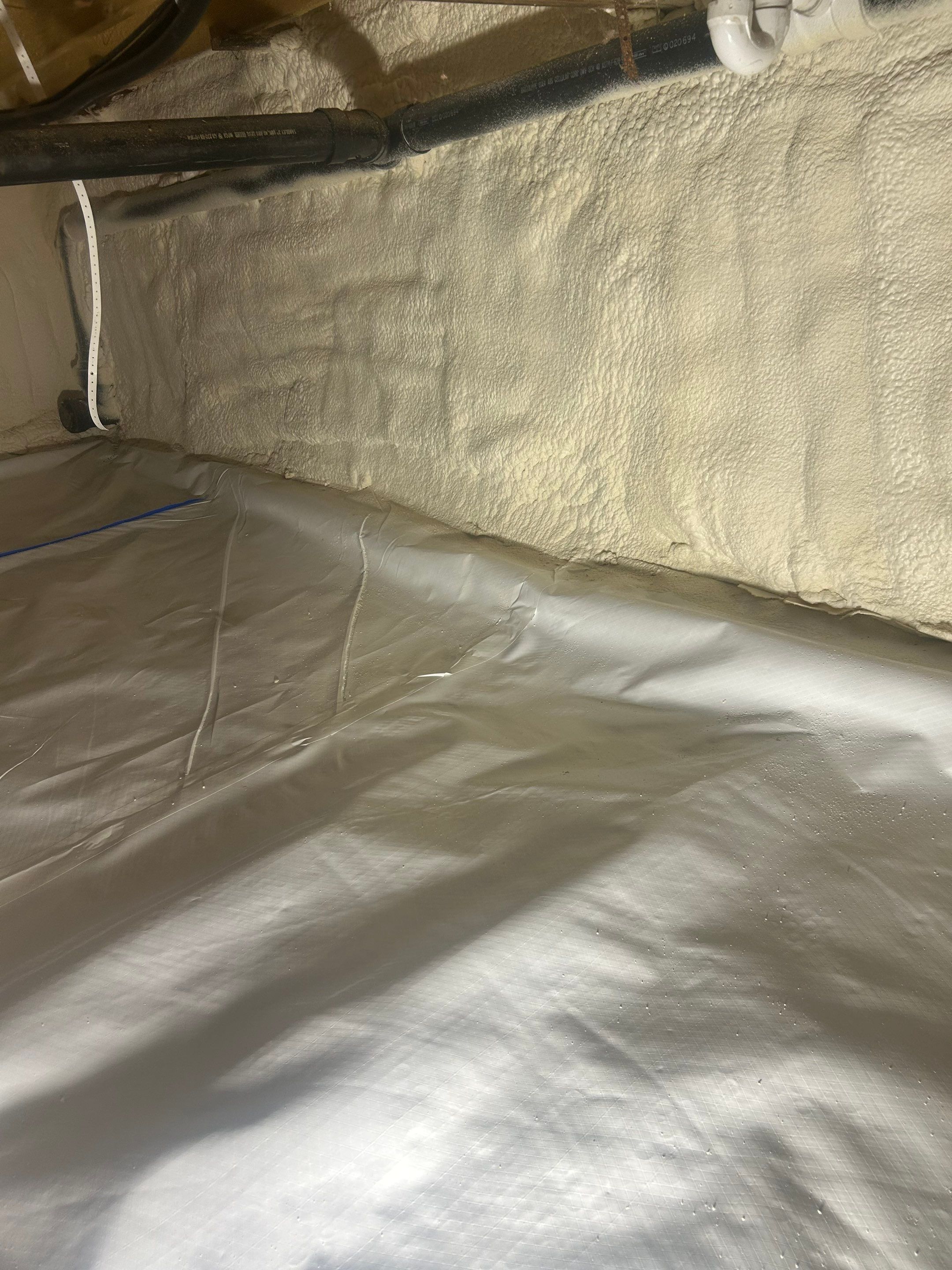 Pocono pines Dry and energy efficient crawlspace. by Burke Home Services