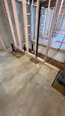 Basement Plumbing remodel