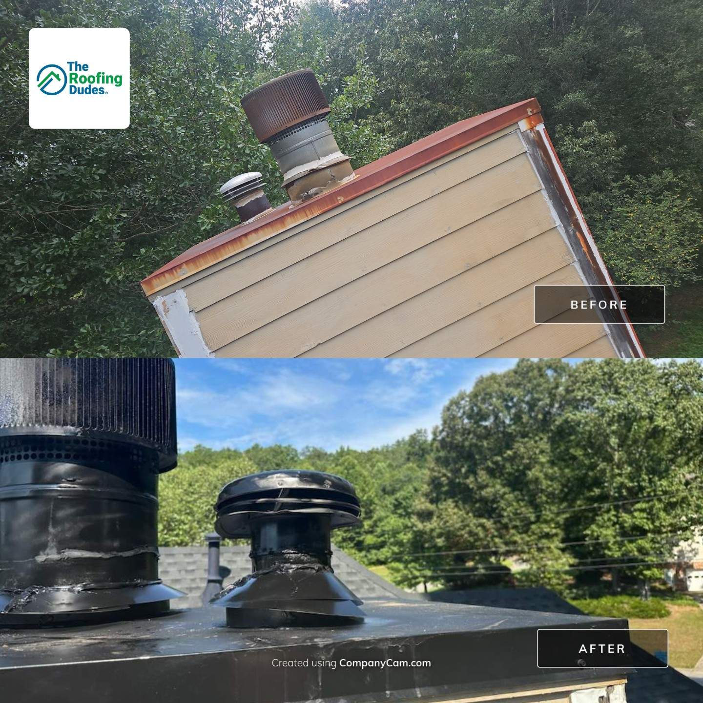 Roof Replacement, Gutter Replacement, and Chimney Cap Replacement in Sterrett by The Roofing Dudes