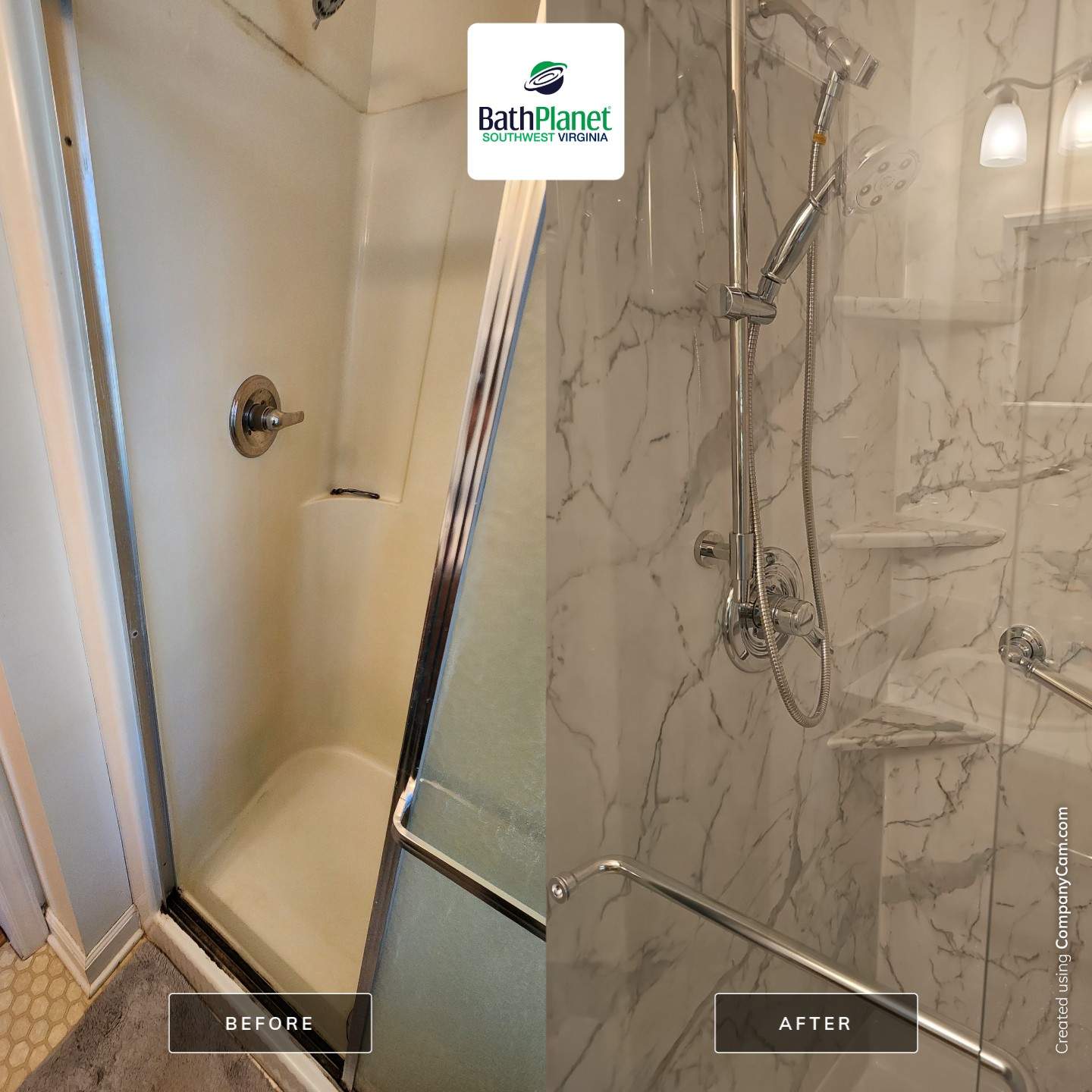 Shower Upgrade by BathPlanet SW Virginia