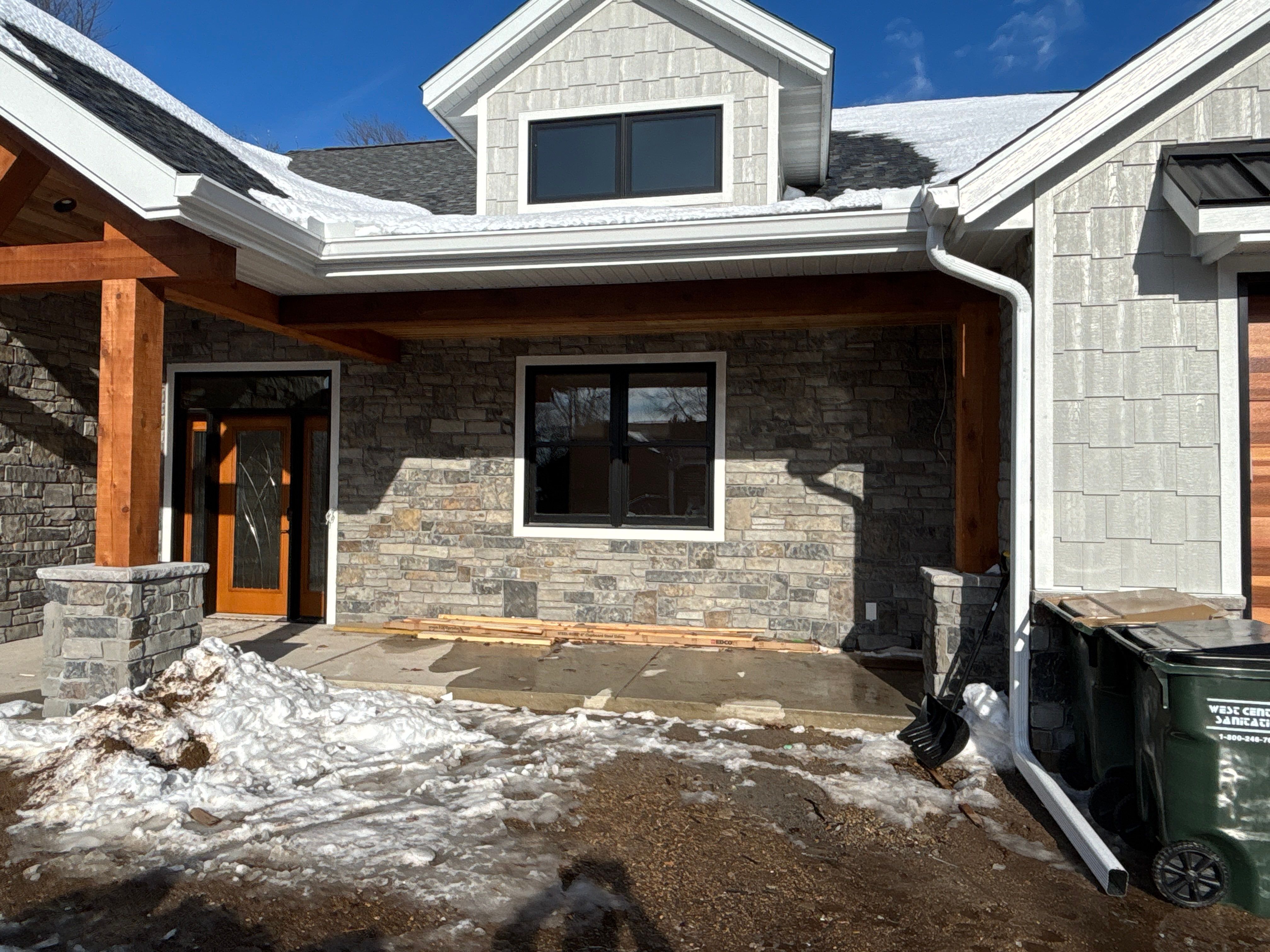 White Seamless Gutter and Gutter Guard Installation in Annandale by Next Level Seamless Gutters / Exteriors Inc.
