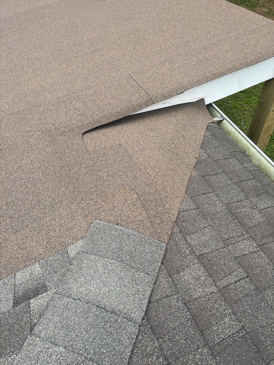 Cover porch by Deerfield Roofing LLC