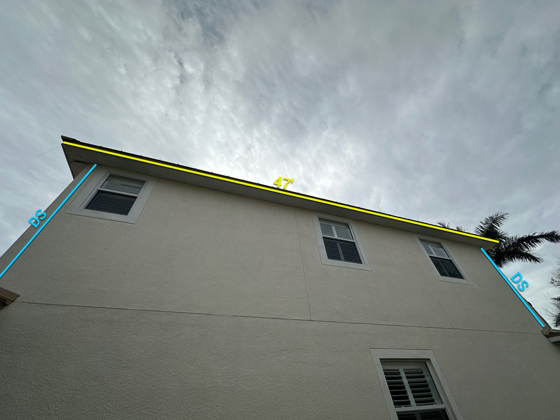 White Vinyl Soffit and Fascia in Cape Coral FL by Gutter Professors