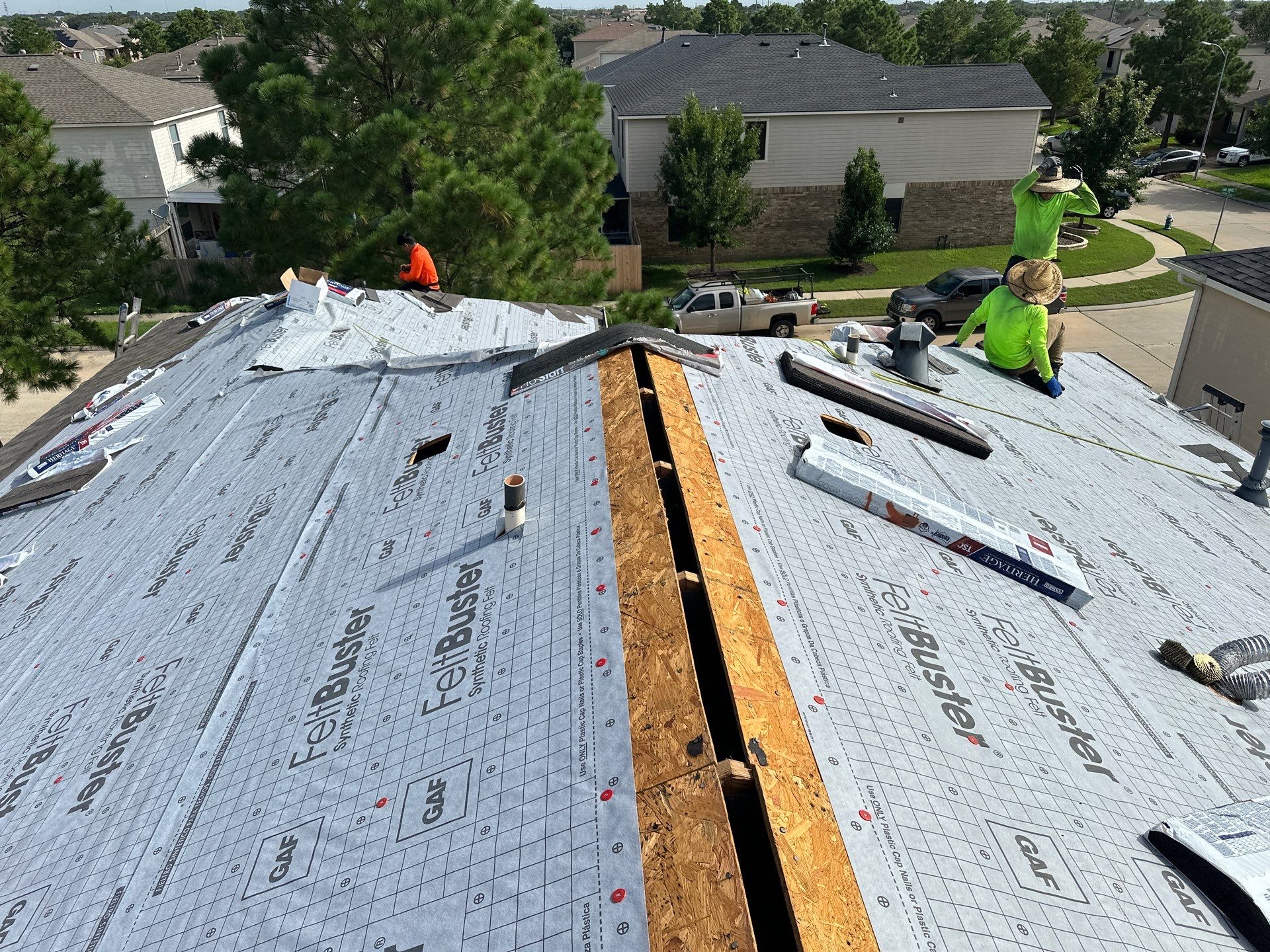 Project in Katy by Motion Roofing
