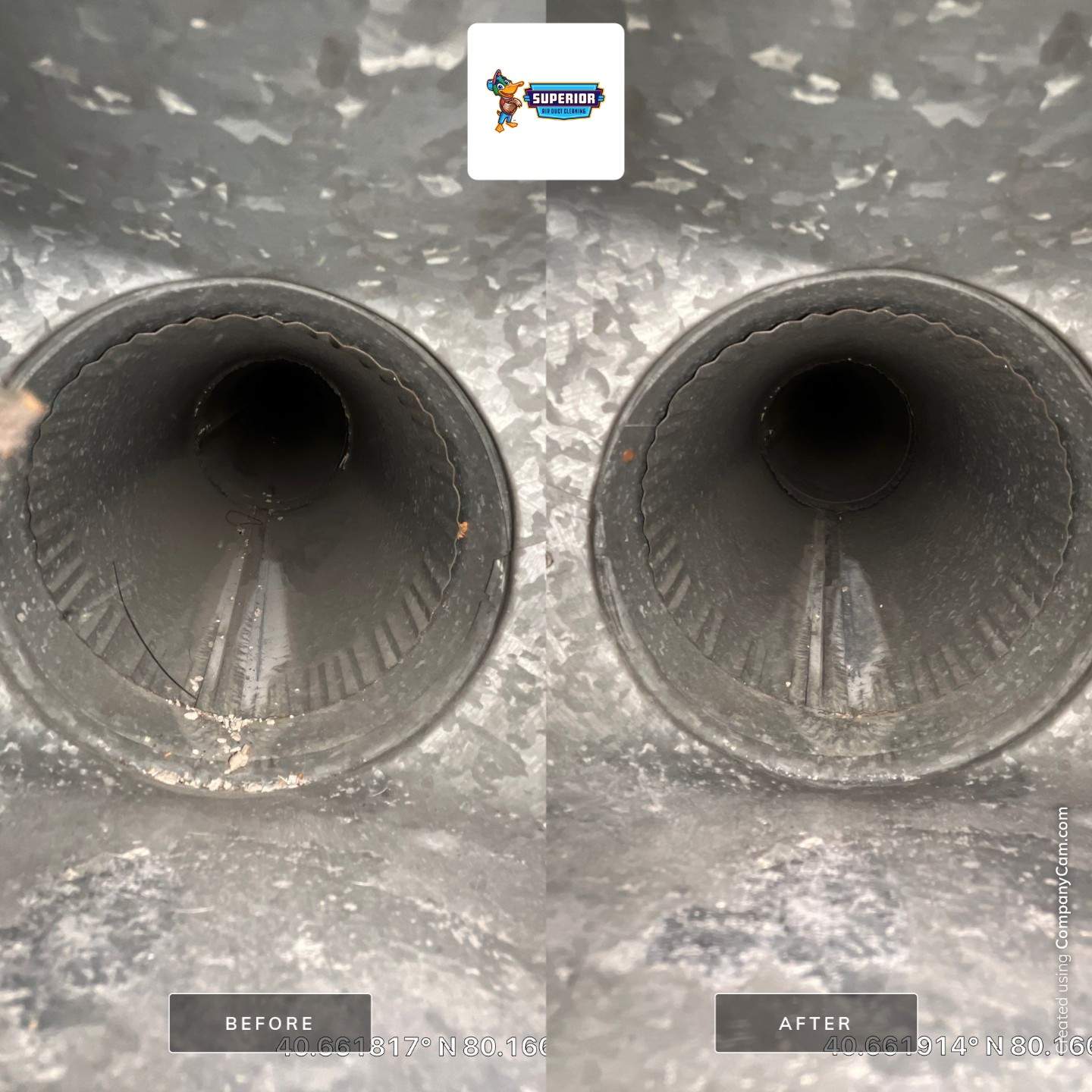 Air Duct Cleaning With a Vacuum Truck in Baden, PA by Superior Air Duct Cleaning