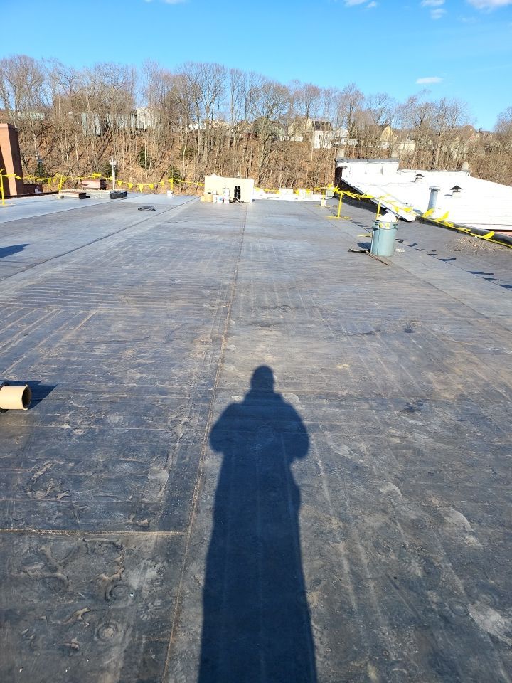 Commercial Roofing Installation using EPDM  by A Plus Exterior