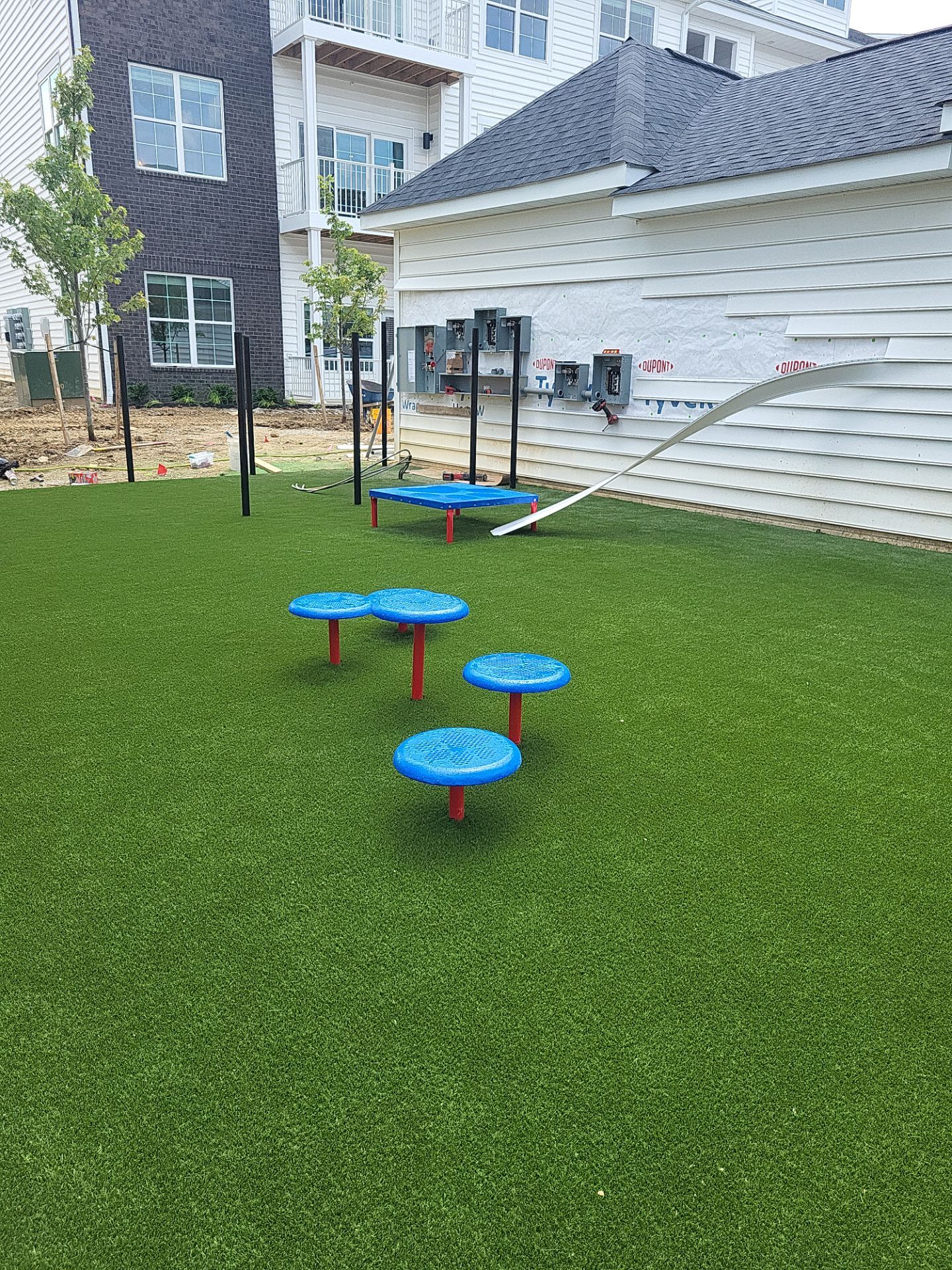 Commercial Fairmont Apartments Pet Park and Agility Course Installation in Westerville by Southwest Greens Midwest