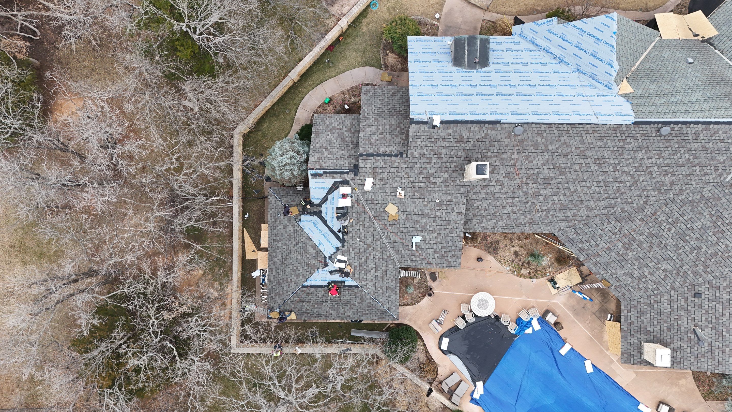 Reroof using Certainteed Integrity Roof System by Castillo Roofing