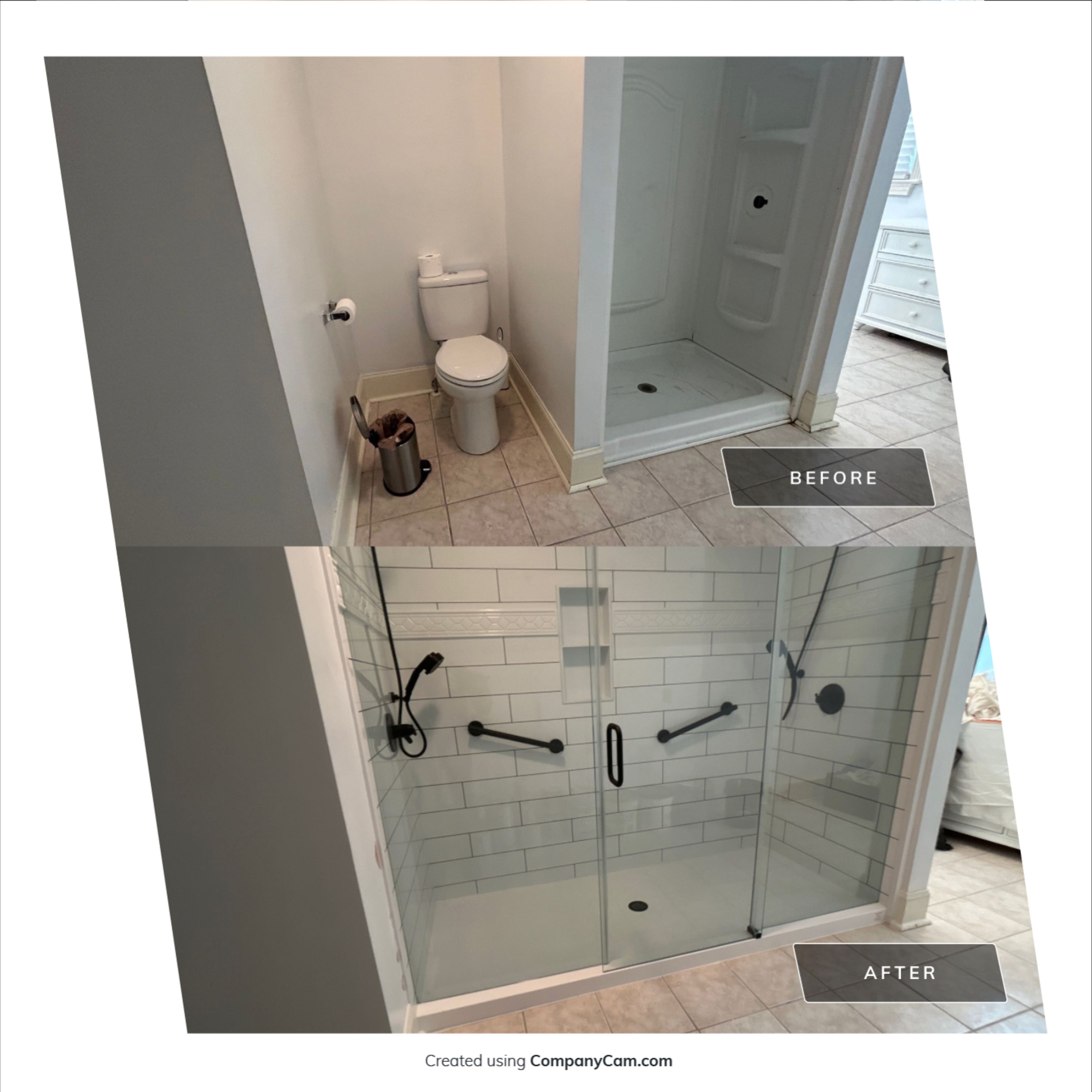 Gorgeous XL Dual Shower by BathPlanet SW Virginia