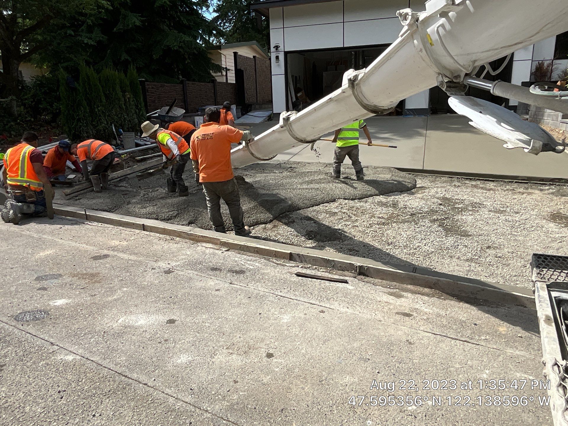 Bruce | Broom Finish Driveway, Concrete Project by Jireh Asphalt & Concrete Inc 