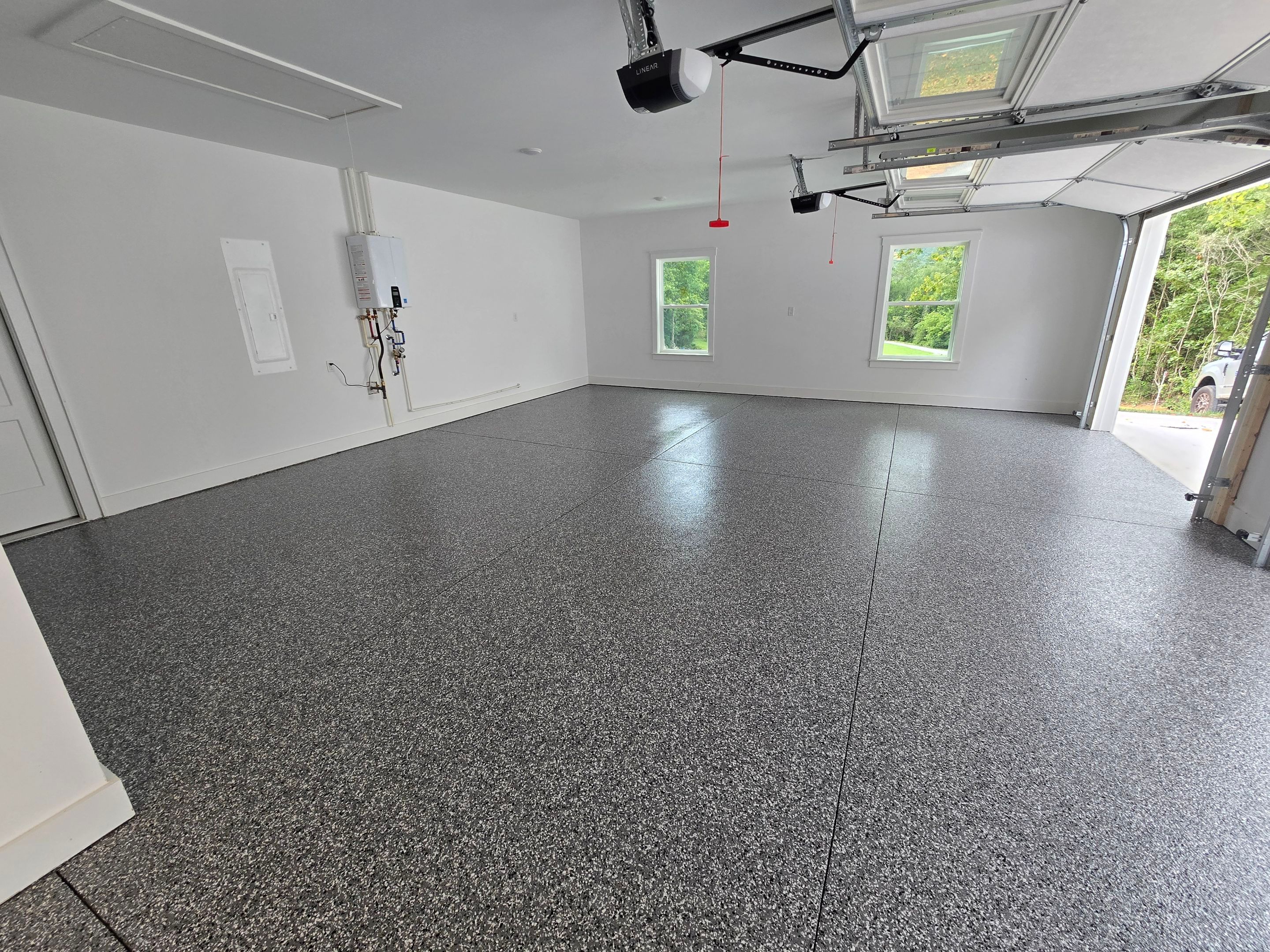 Garage using Wombat by Elite Floor Solutions