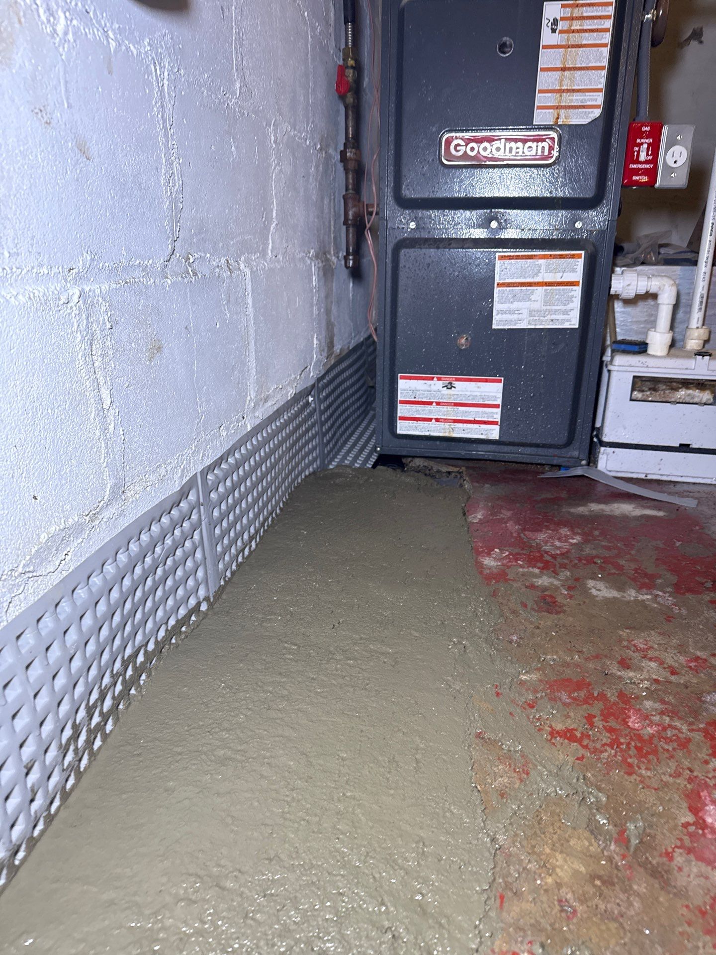 Concrete Floor Replacement and Interior French Drain Project in Morris Plains, New Jersey by Pure Service Pro, LLC 