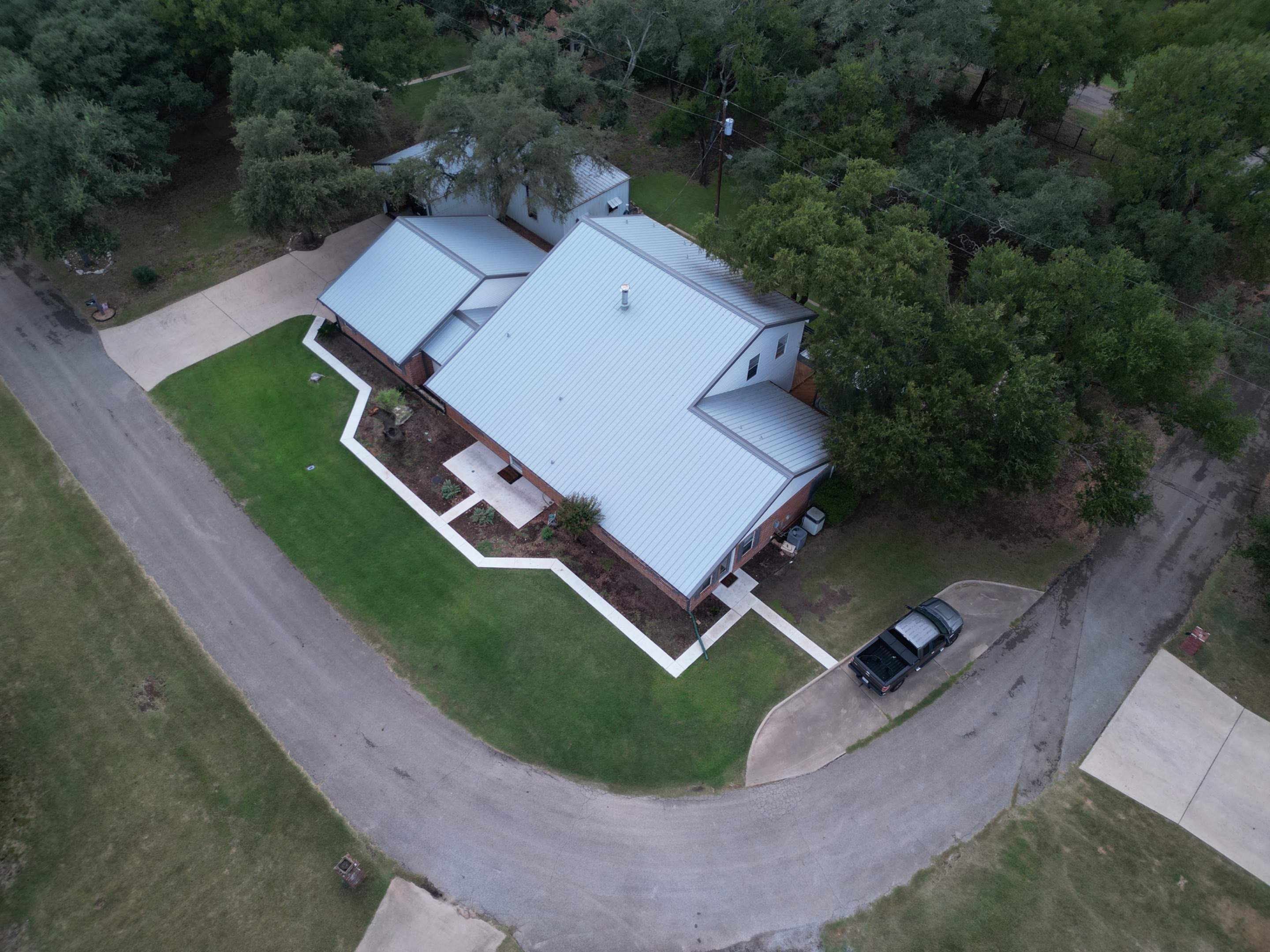 Roof Replacement in Belton, TX with R Panel Metal Roofing System by ROAM Roof & Solar